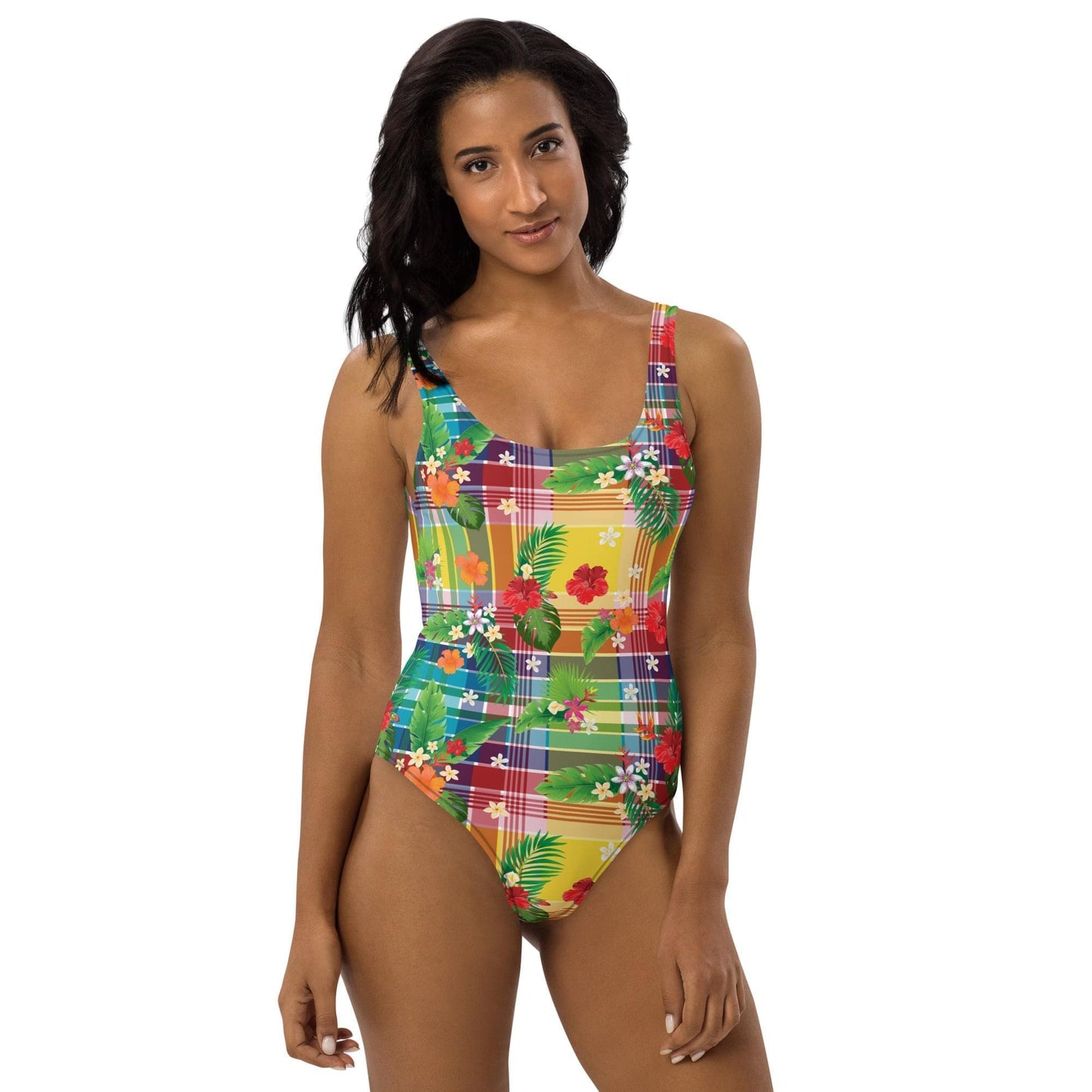 Floral Print One-Piece Swimsuit | Phade Fashion Virgin Islands