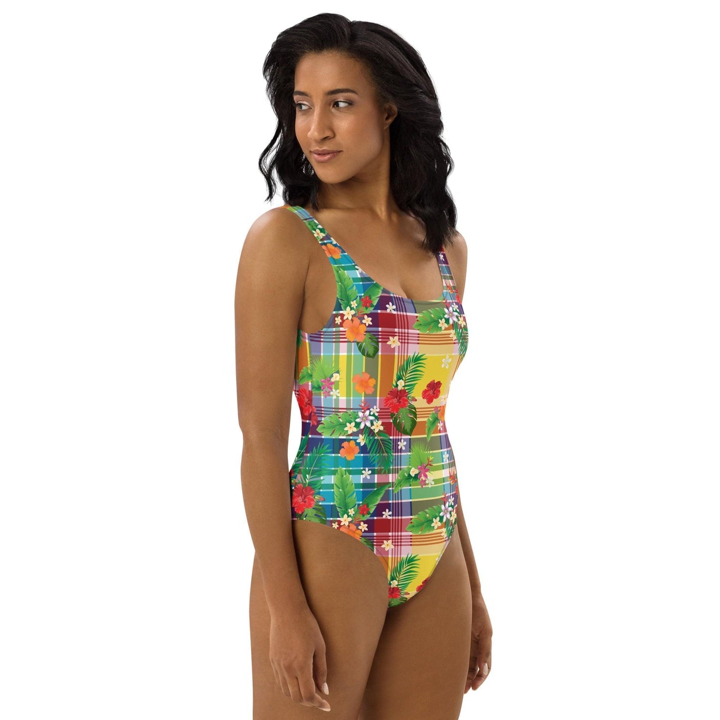 Floral Print One-Piece Swimsuit | Phade Fashion Virgin Islands