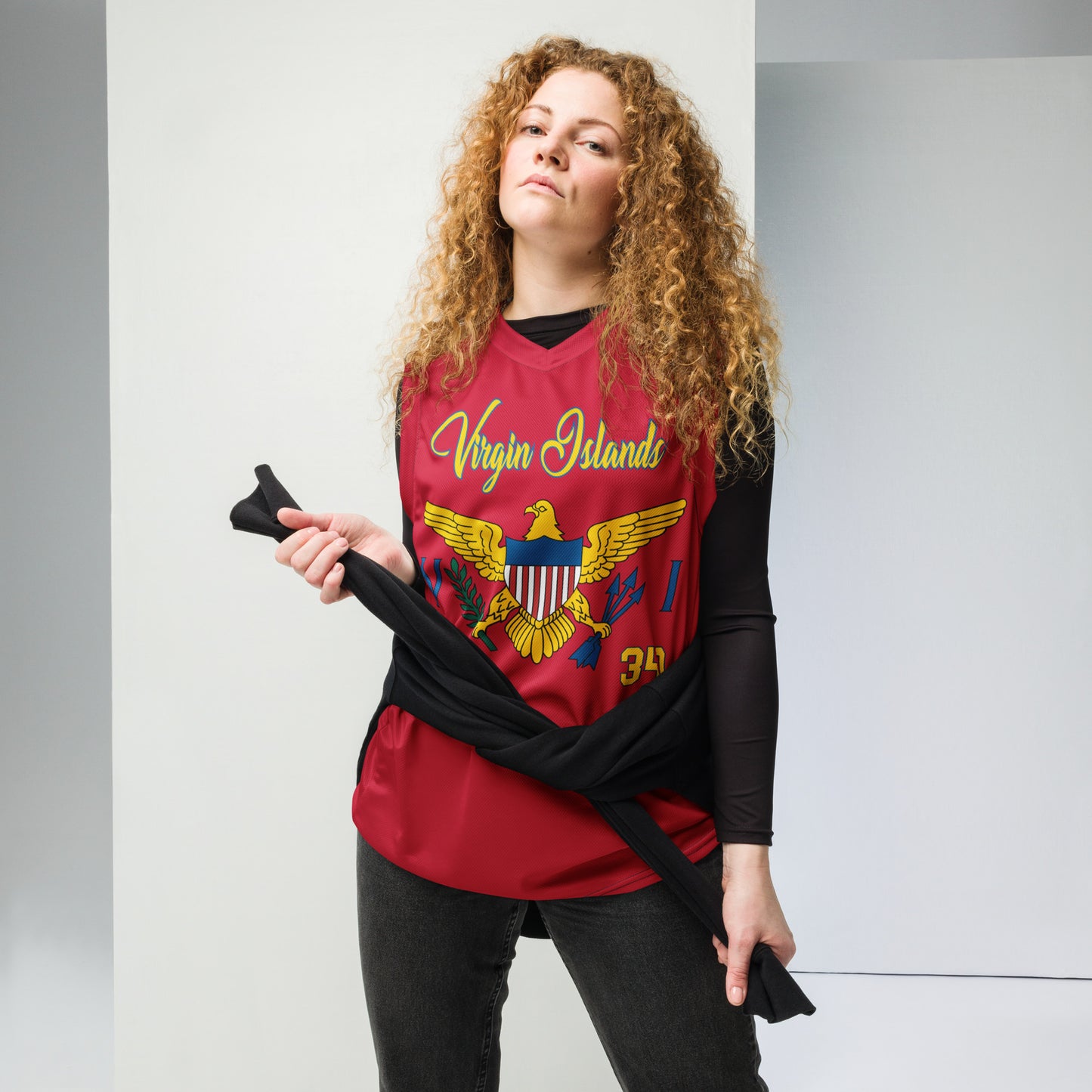 Cherry Red Basketball Jersey | Phade Fashion Virgin Islands