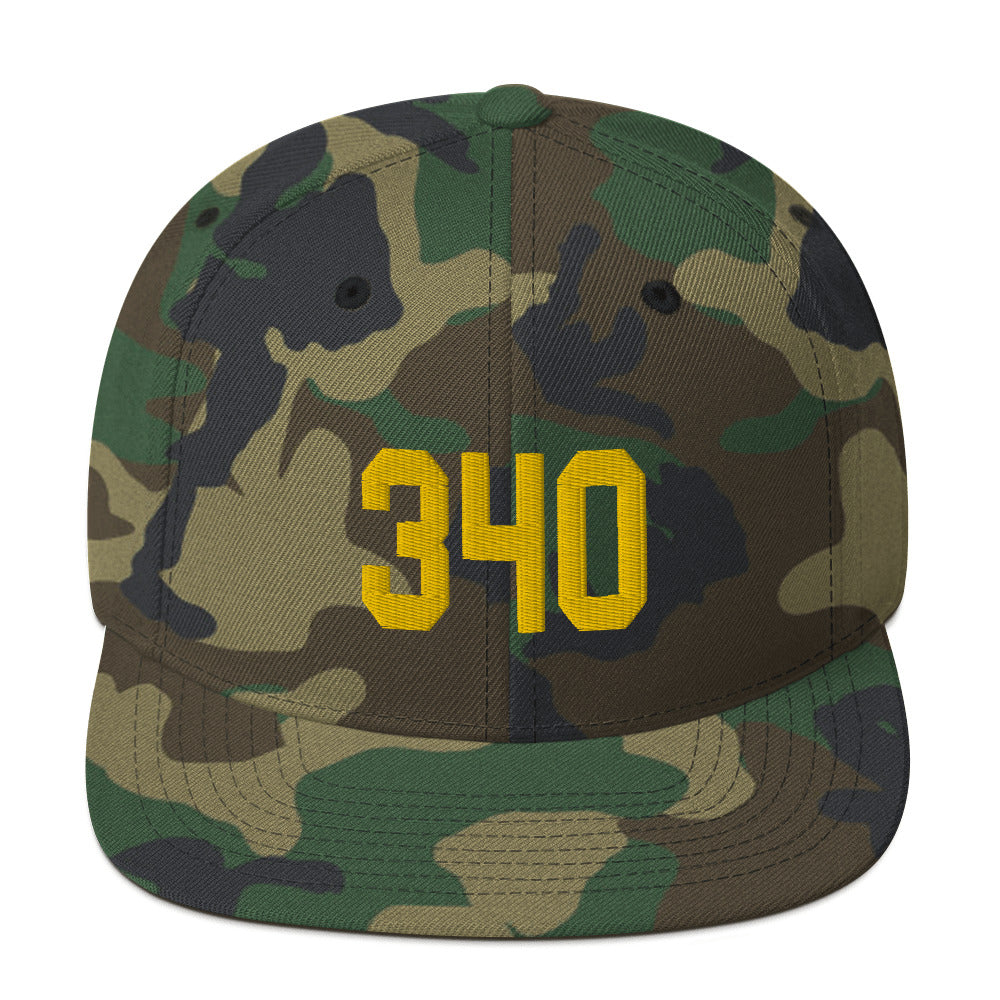 Gold 340 Snapback Hat | Phade Fashion Virgin Islands