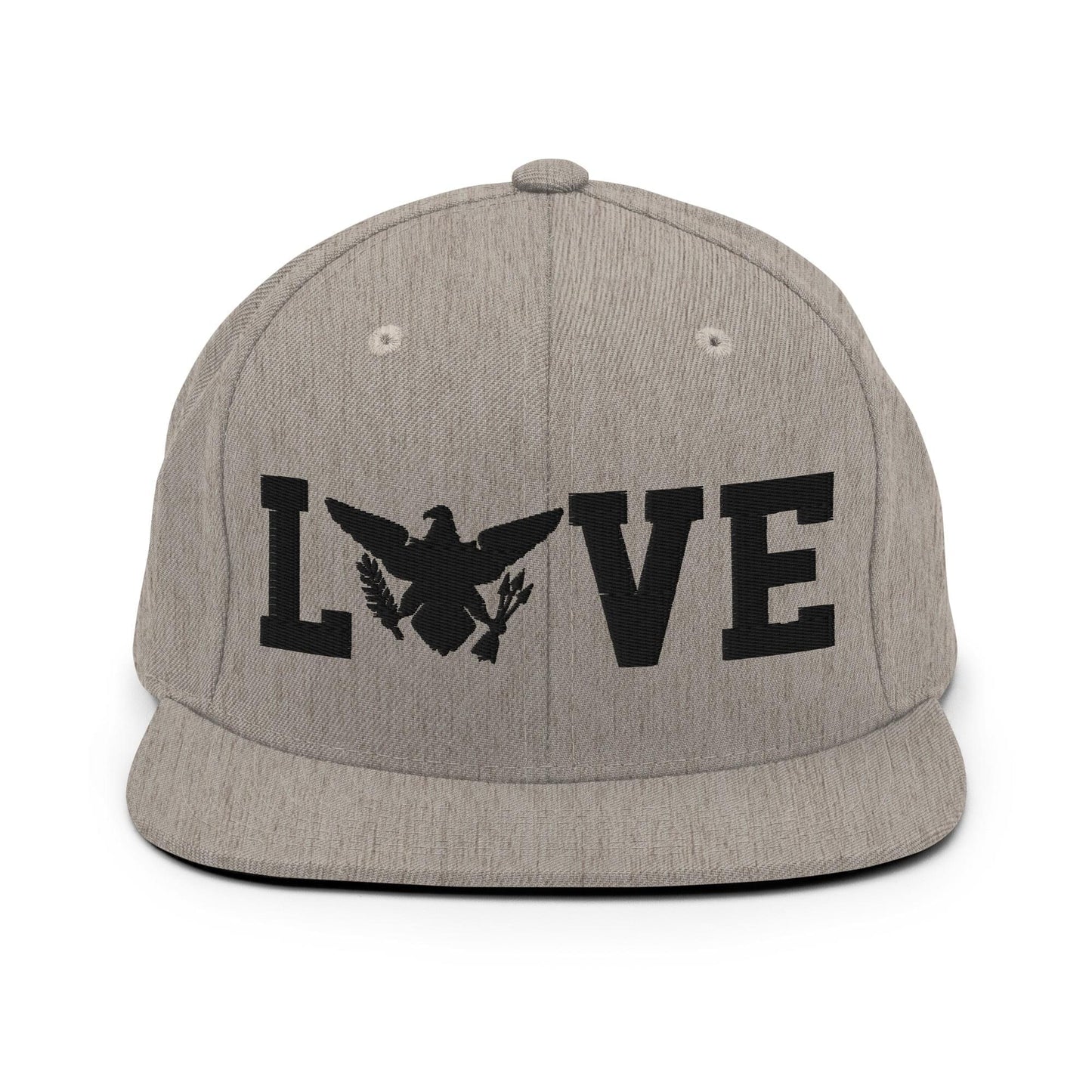 Love black Snapback Hat | Phade Fashion Virgin Islands