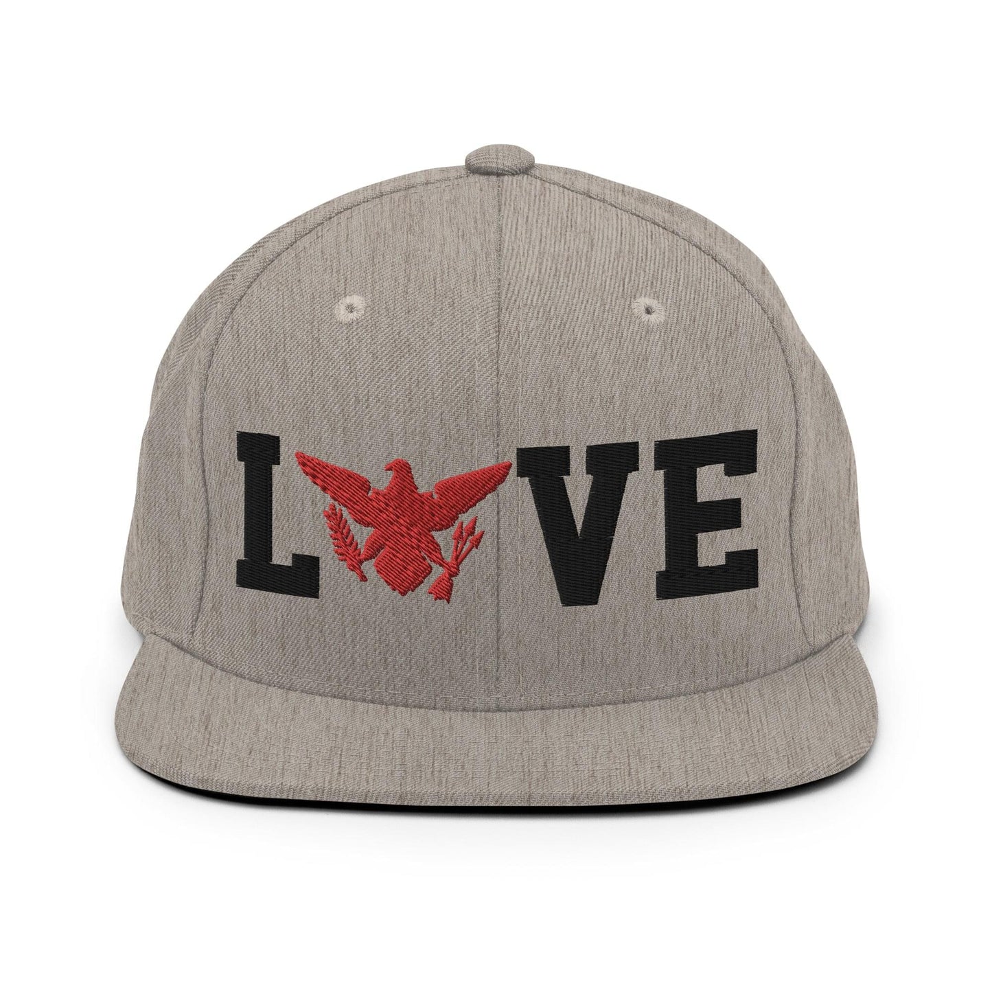 Love Red Bird Snapback Hat | Phade Fashion Virgin Islands