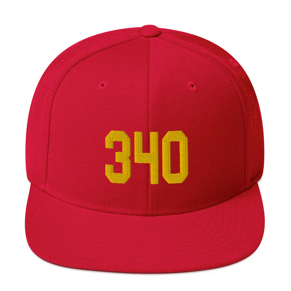 Gold 340 Snapback Hat | Phade Fashion Virgin Islands