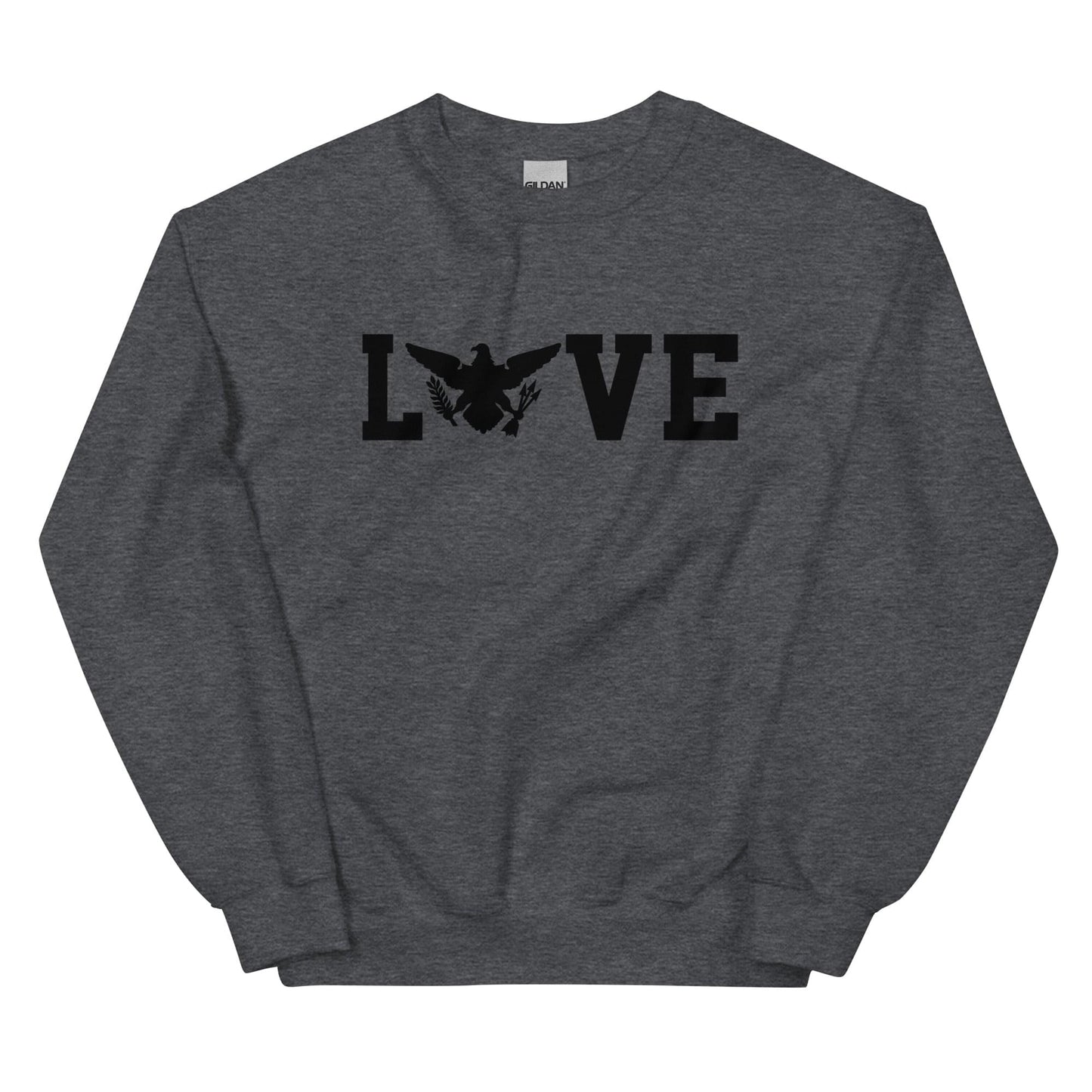 Love Black Print Sweatshirt | Phade Fashion Virgin Islands
