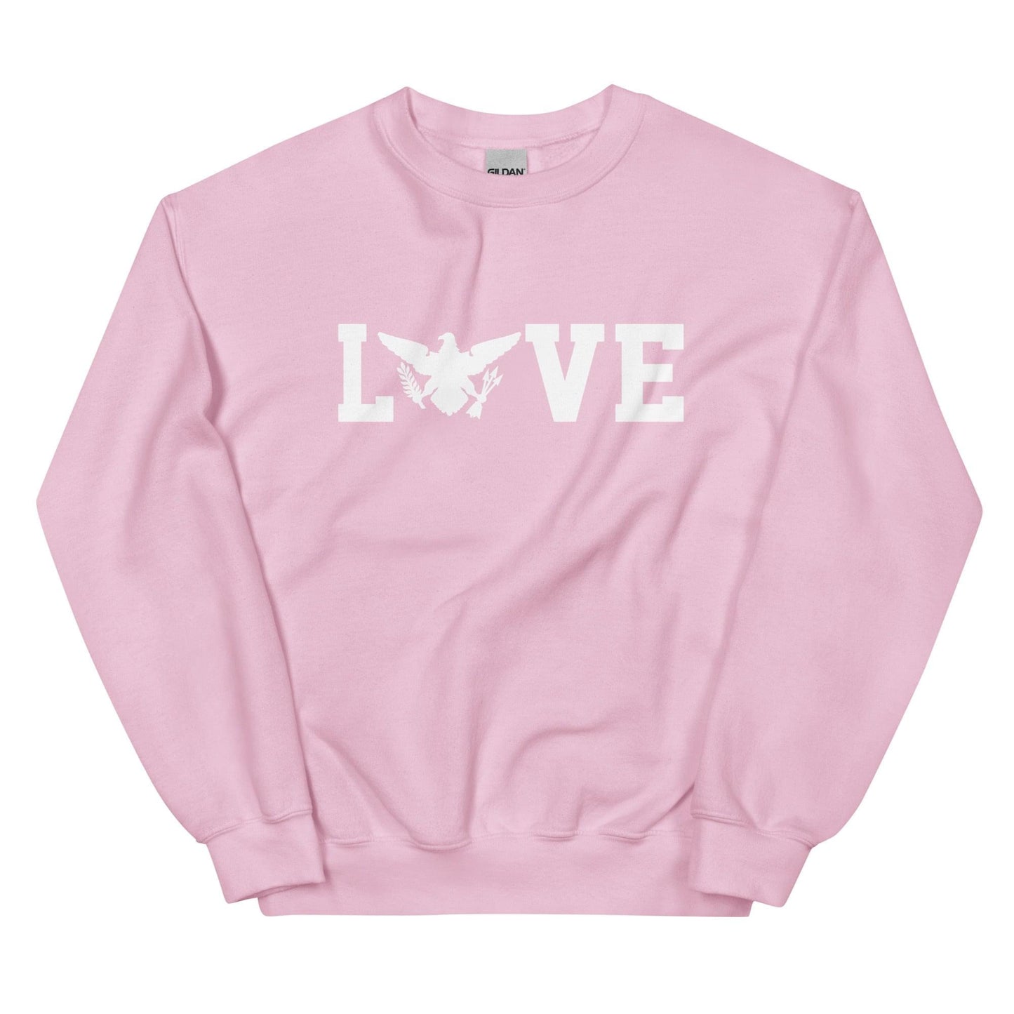 Love White Print Sweatshirt | Phade Fashion Virgin Islands