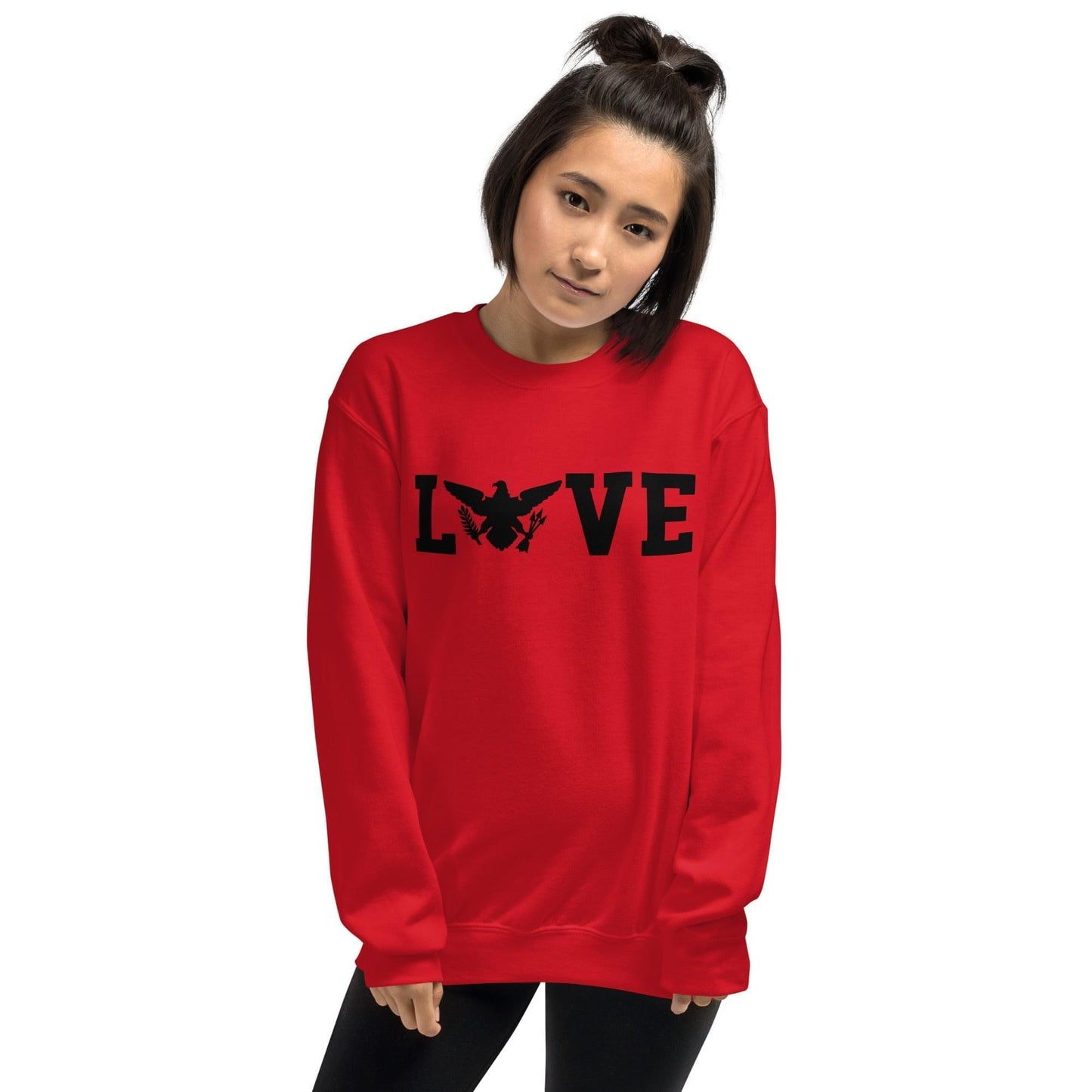 Love Black Print Sweatshirt | Phade Fashion Virgin Islands