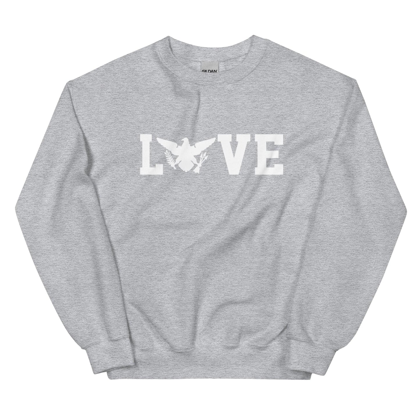 Love White Print Sweatshirt | Phade Fashion Virgin Islands