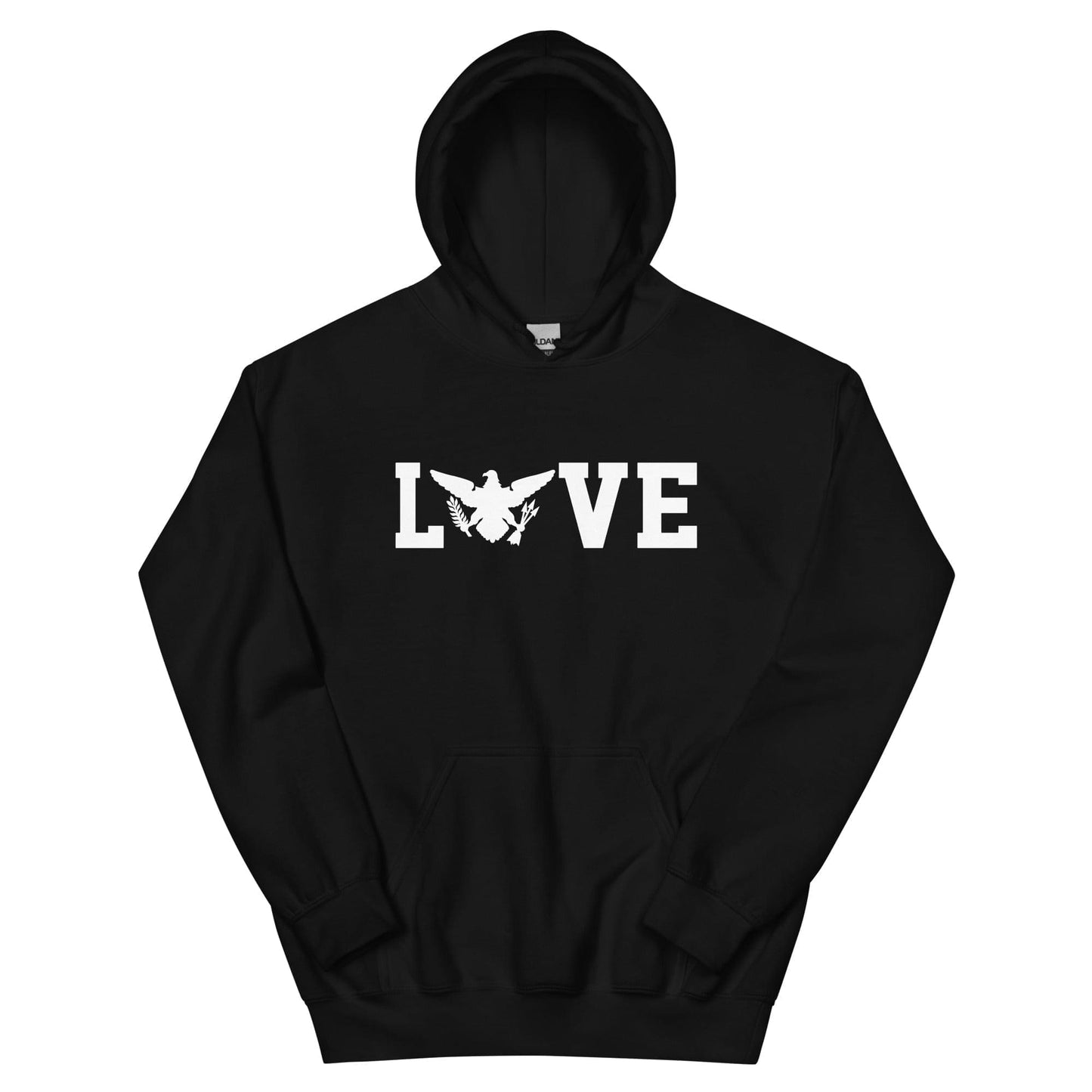 Love White Print Hoodie | Phade Fashion Virgin Islands