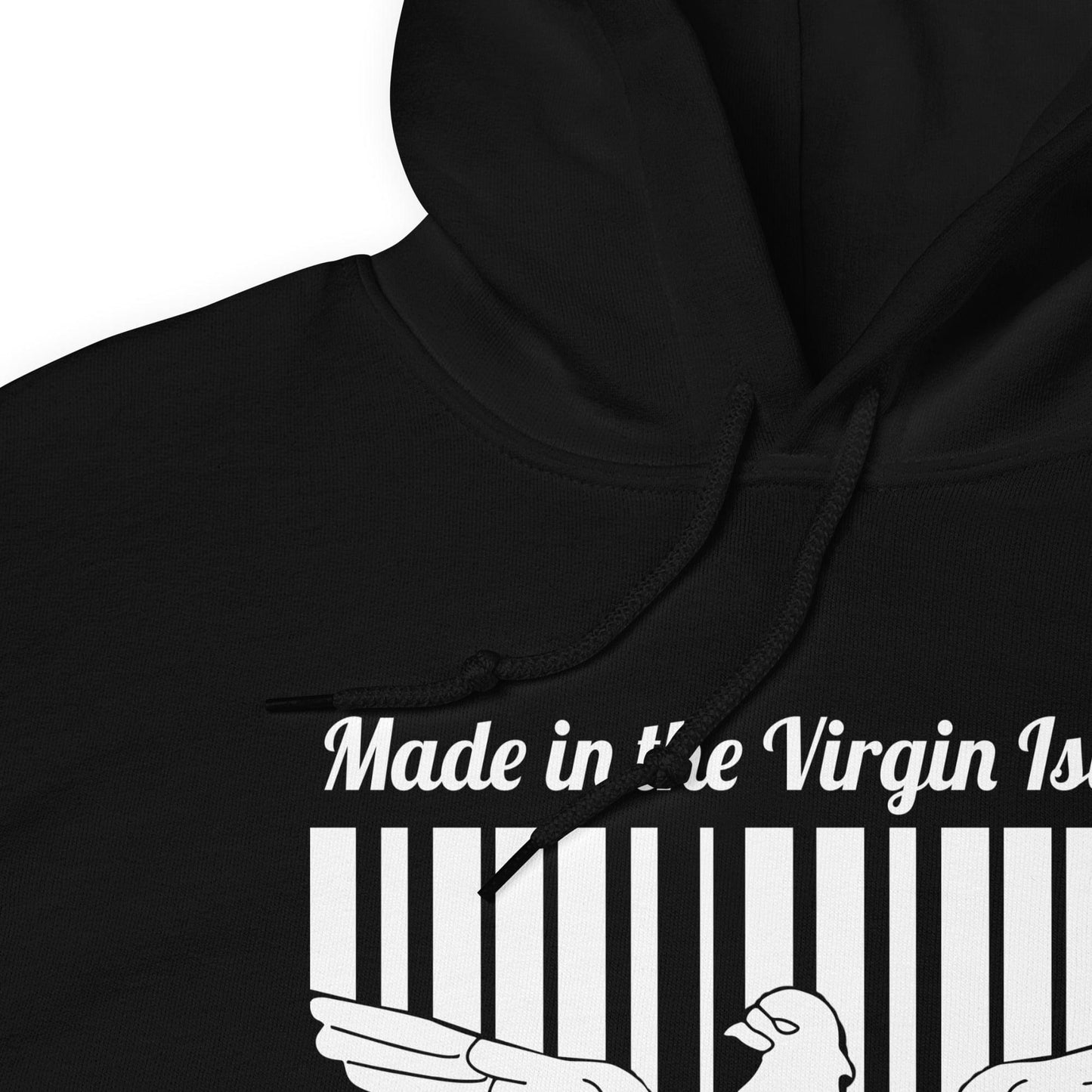 MADE IN THE VI Unisex Hoodie (WHITEPRINT)