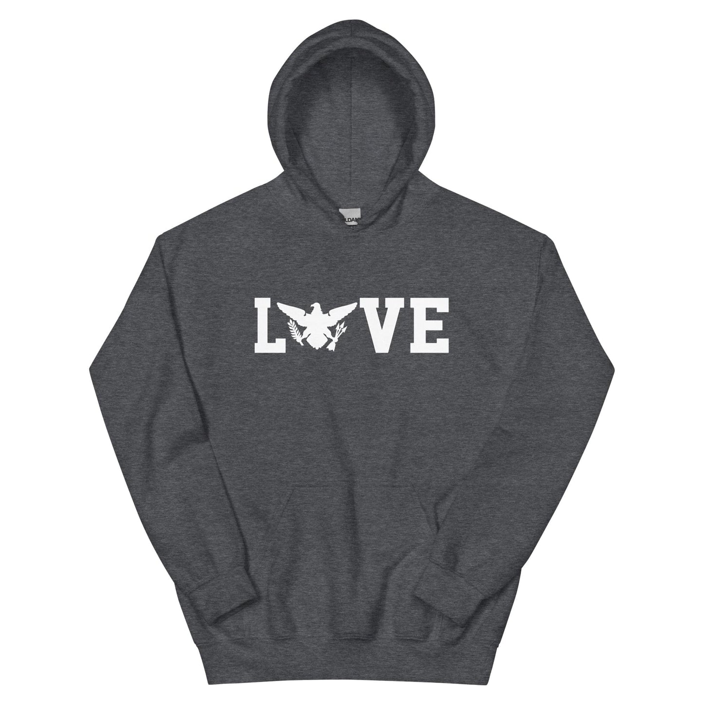 Love White Print Hoodie | Phade Fashion Virgin Islands