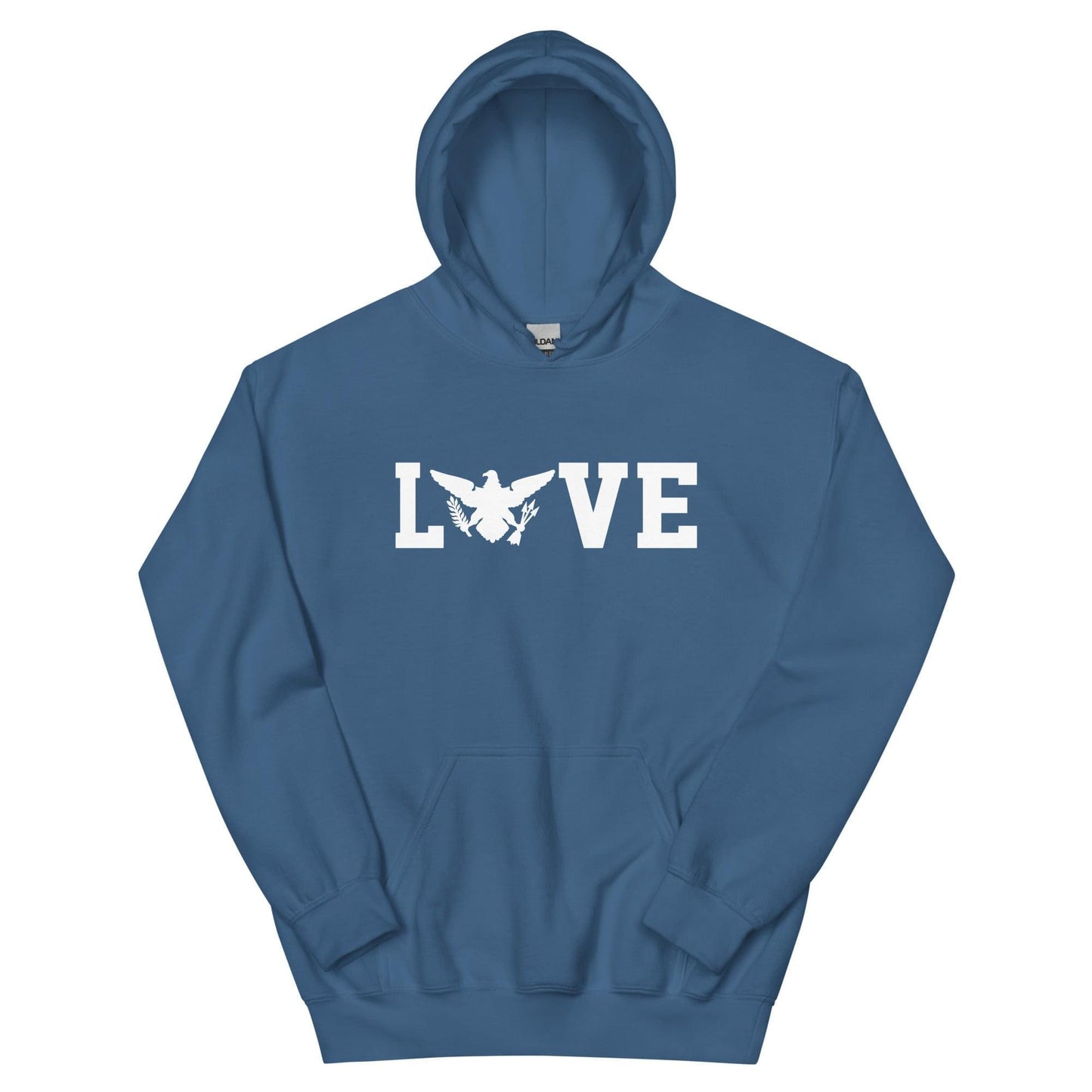 Love White Print Hoodie | Phade Fashion Virgin Islands