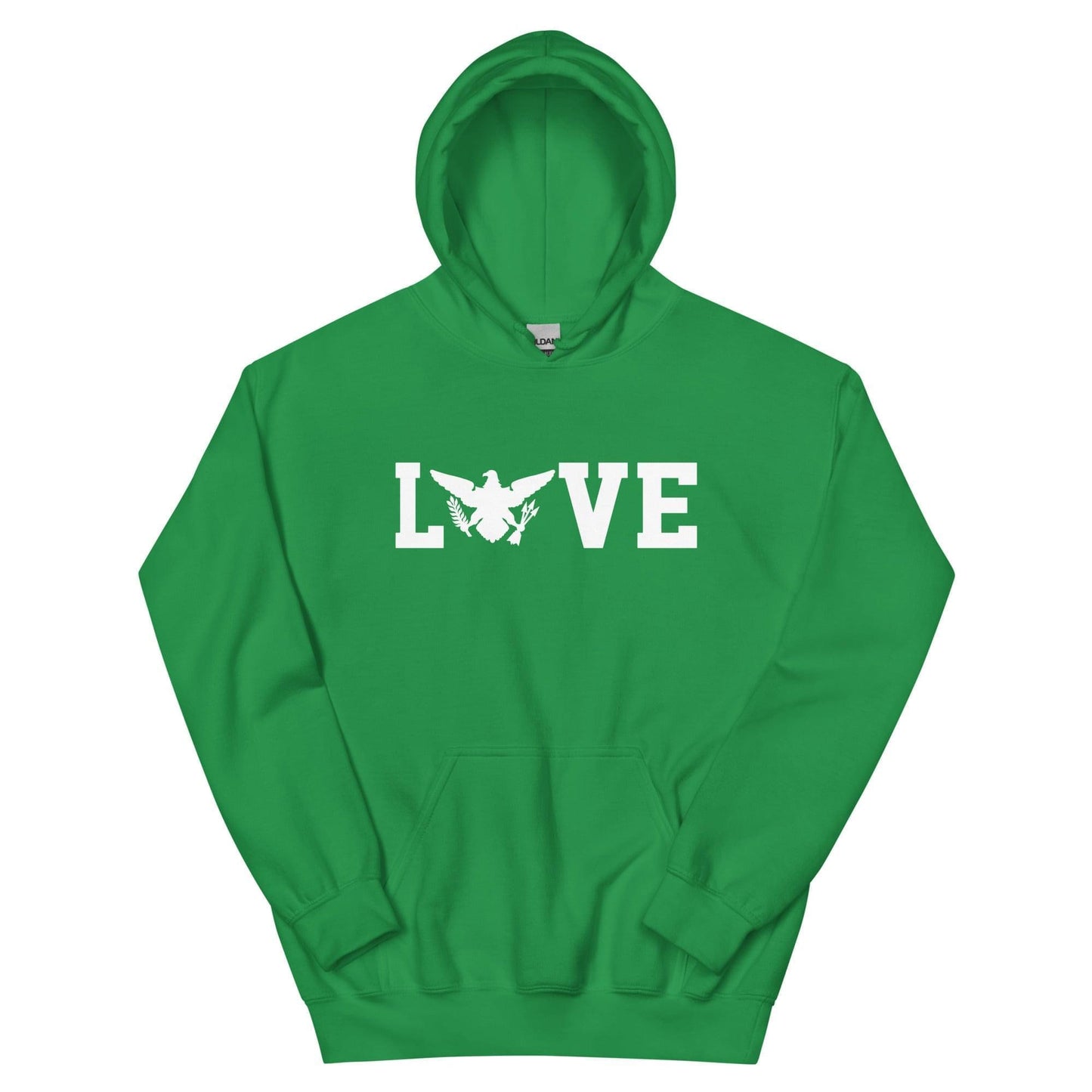 Love White Print Hoodie | Phade Fashion Virgin Islands