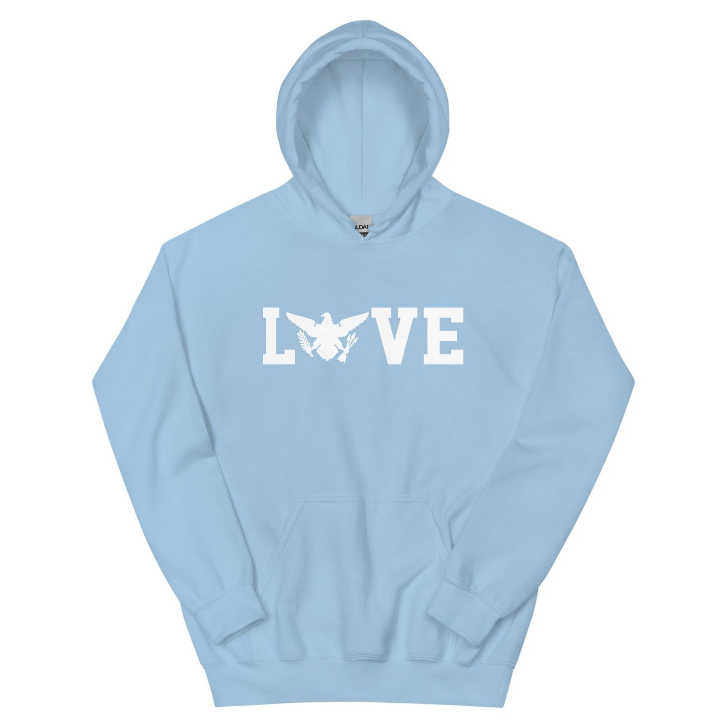 Love White Print Hoodie | Phade Fashion Virgin Islands