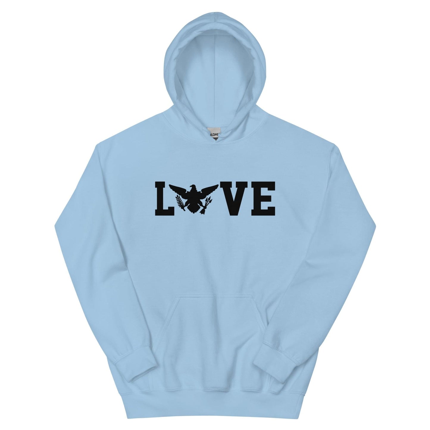 Love Black Print Hoodie | Phade Fashion Virgin Islands