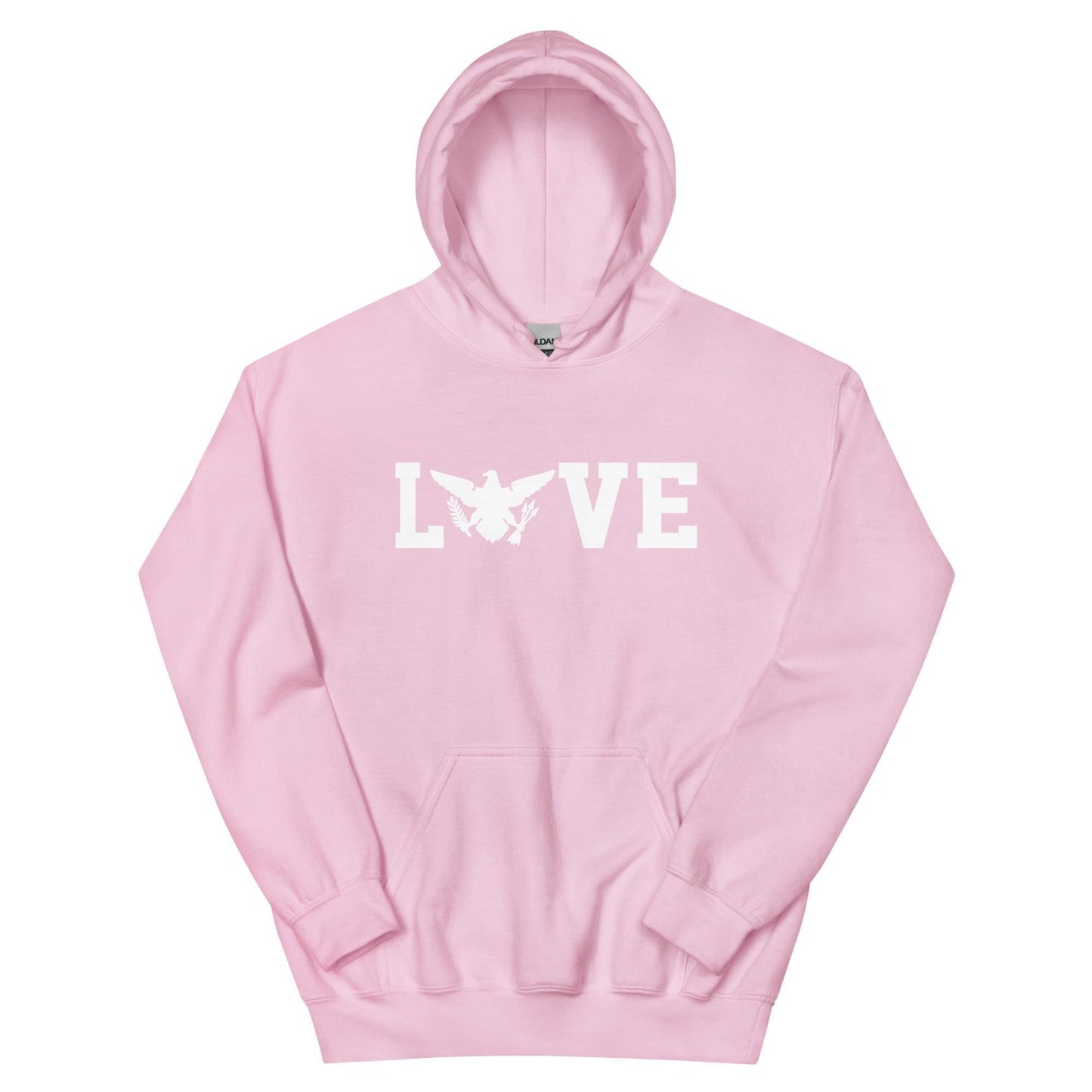 Love White Print Hoodie | Phade Fashion Virgin Islands