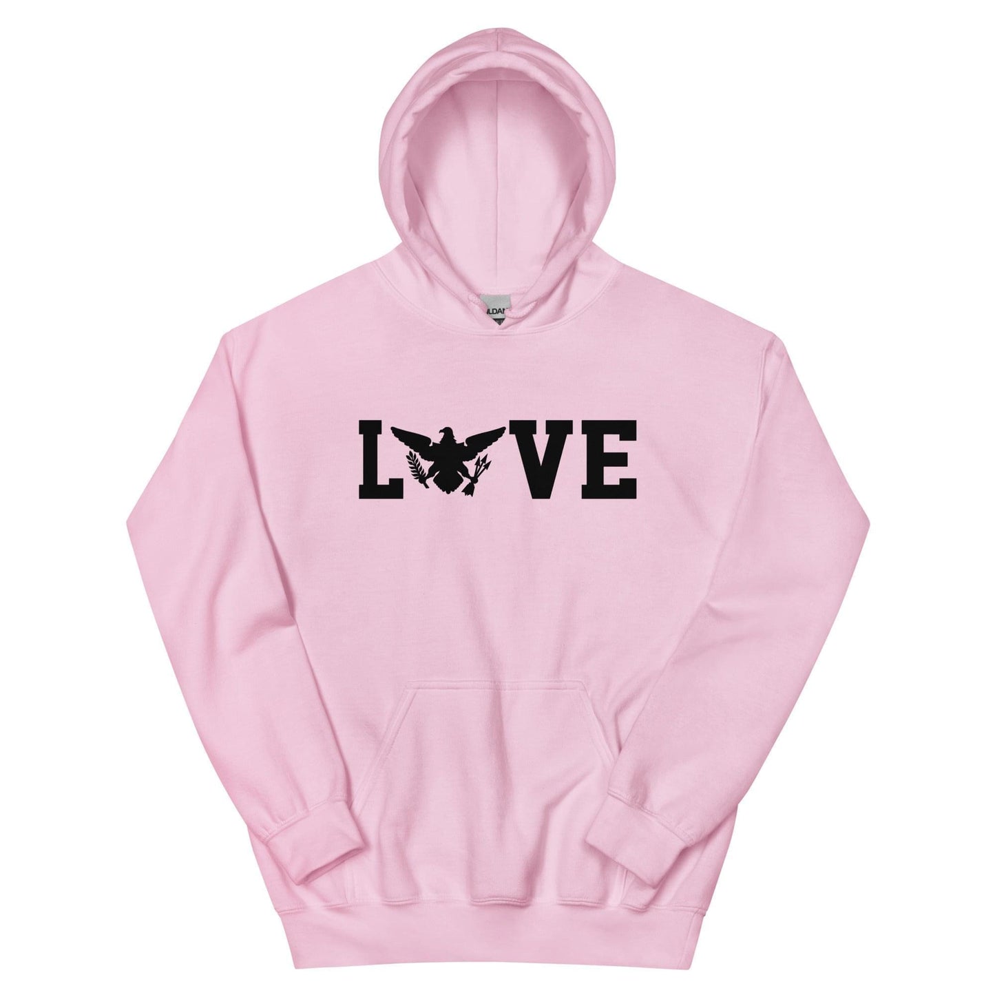 Love Black Print Hoodie | Phade Fashion Virgin Islands