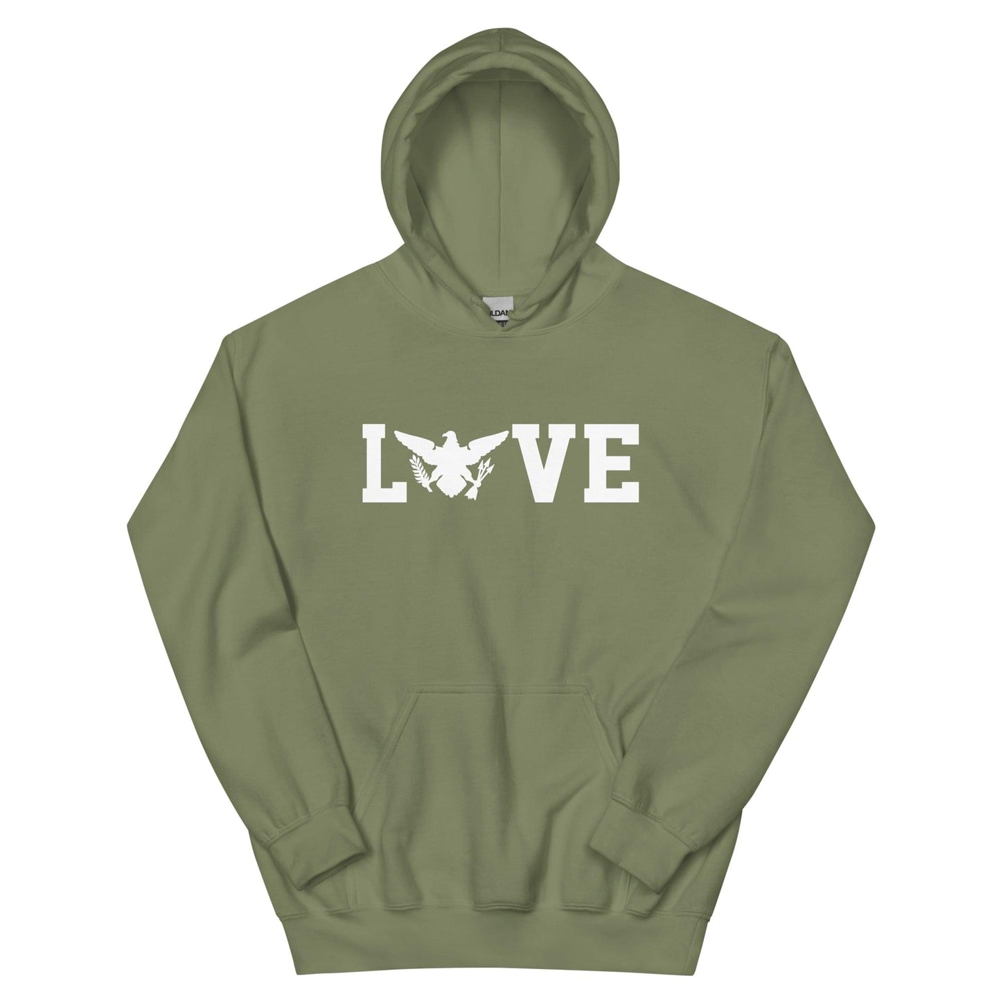 Love White Print Hoodie | Phade Fashion Virgin Islands