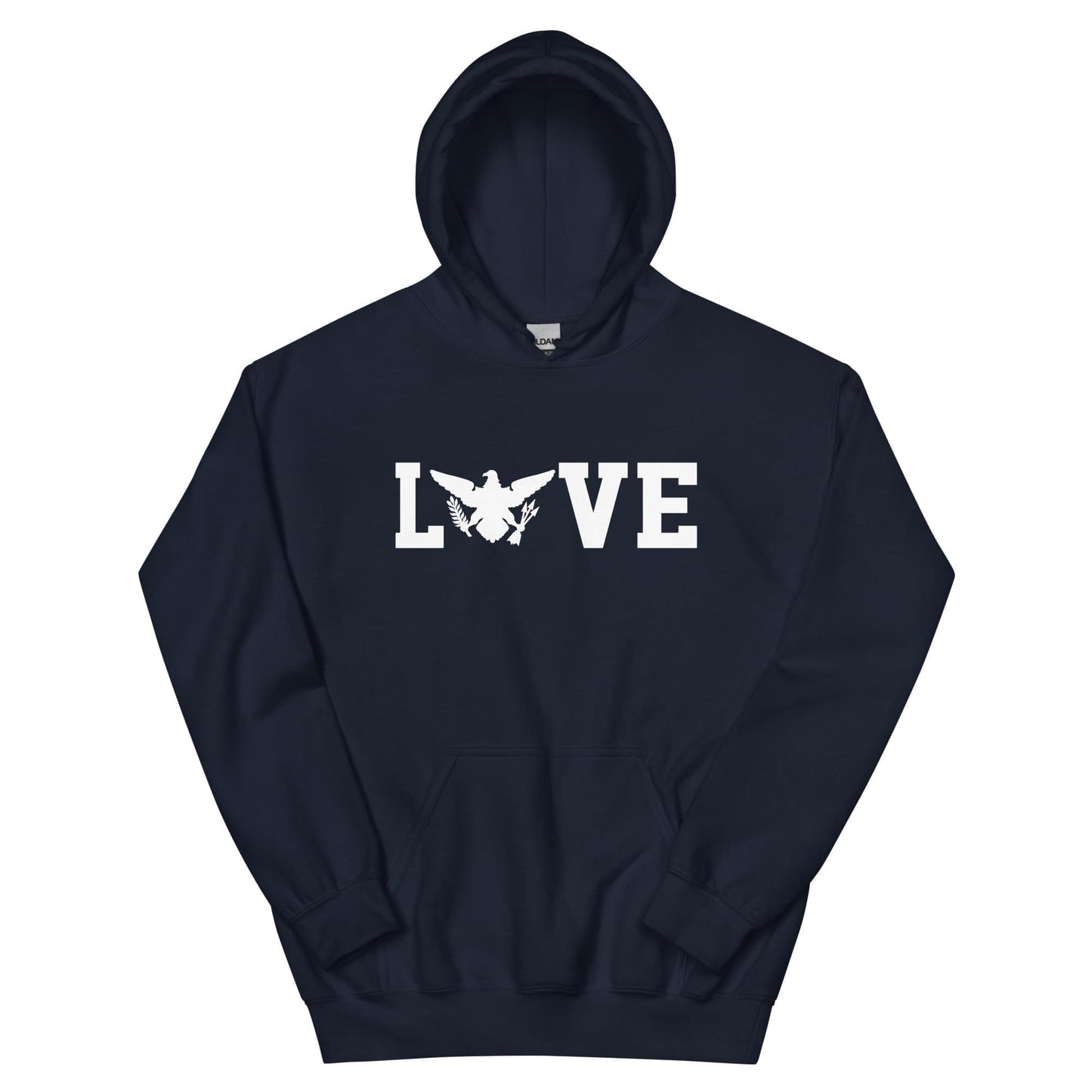 Love White Print Hoodie | Phade Fashion Virgin Islands