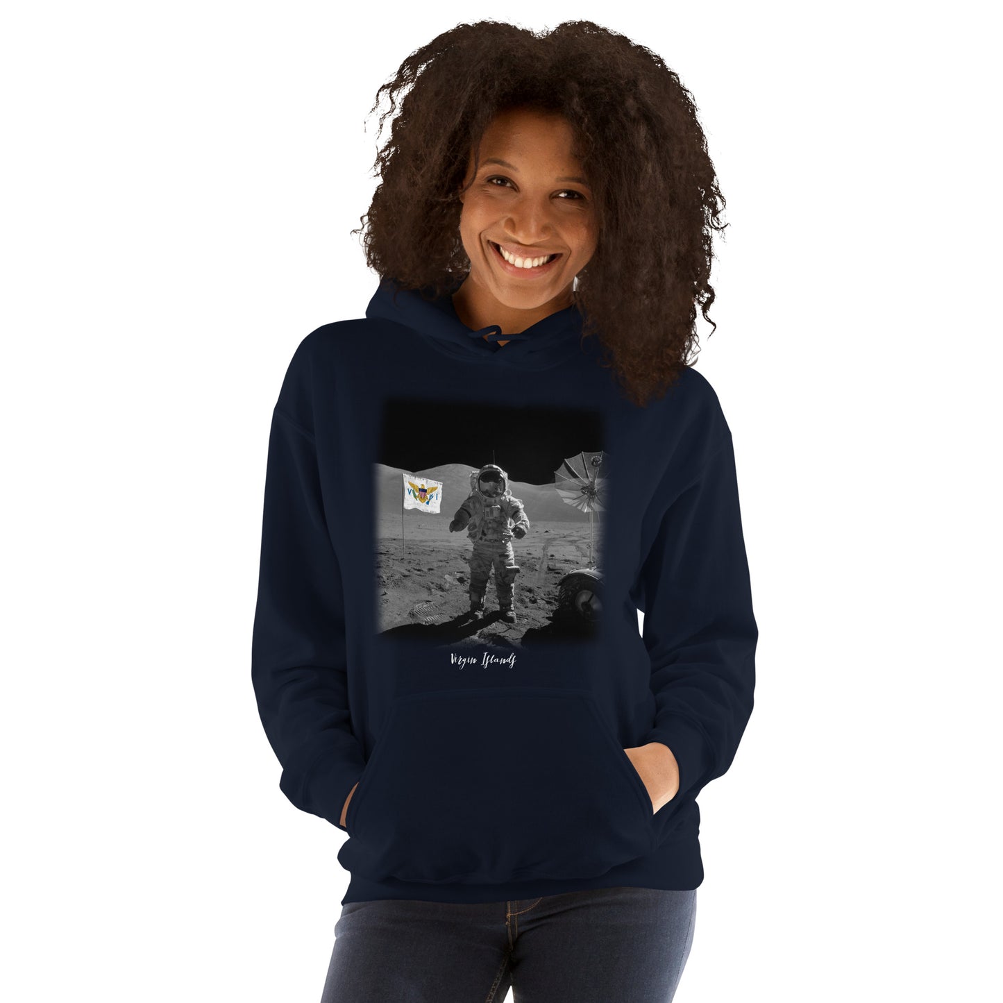 VI MAN ON MOON UNISEX HOODIE