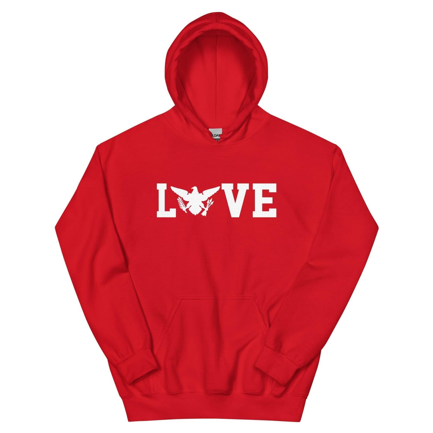 Love White Print Hoodie | Phade Fashion Virgin Islands