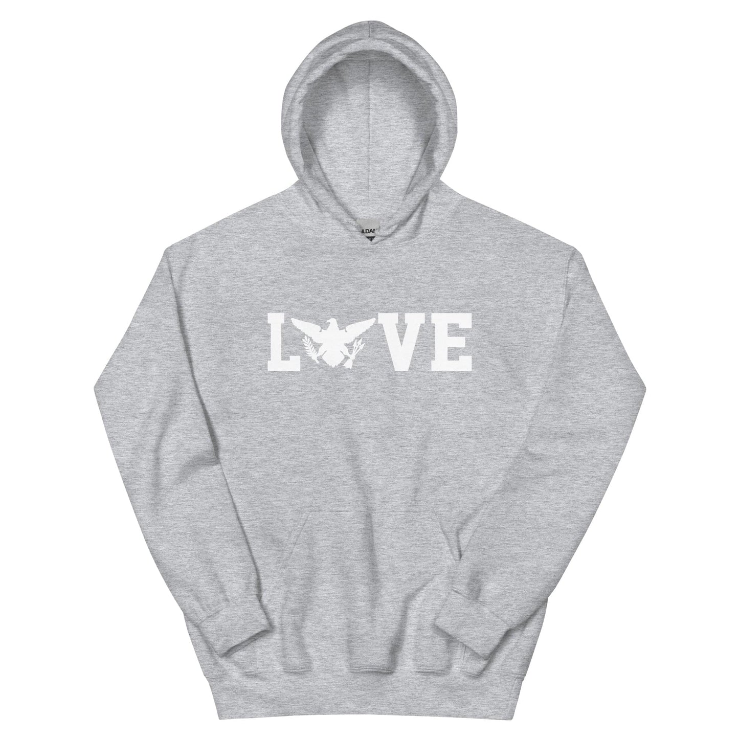 Love White Print Hoodie | Phade Fashion Virgin Islands