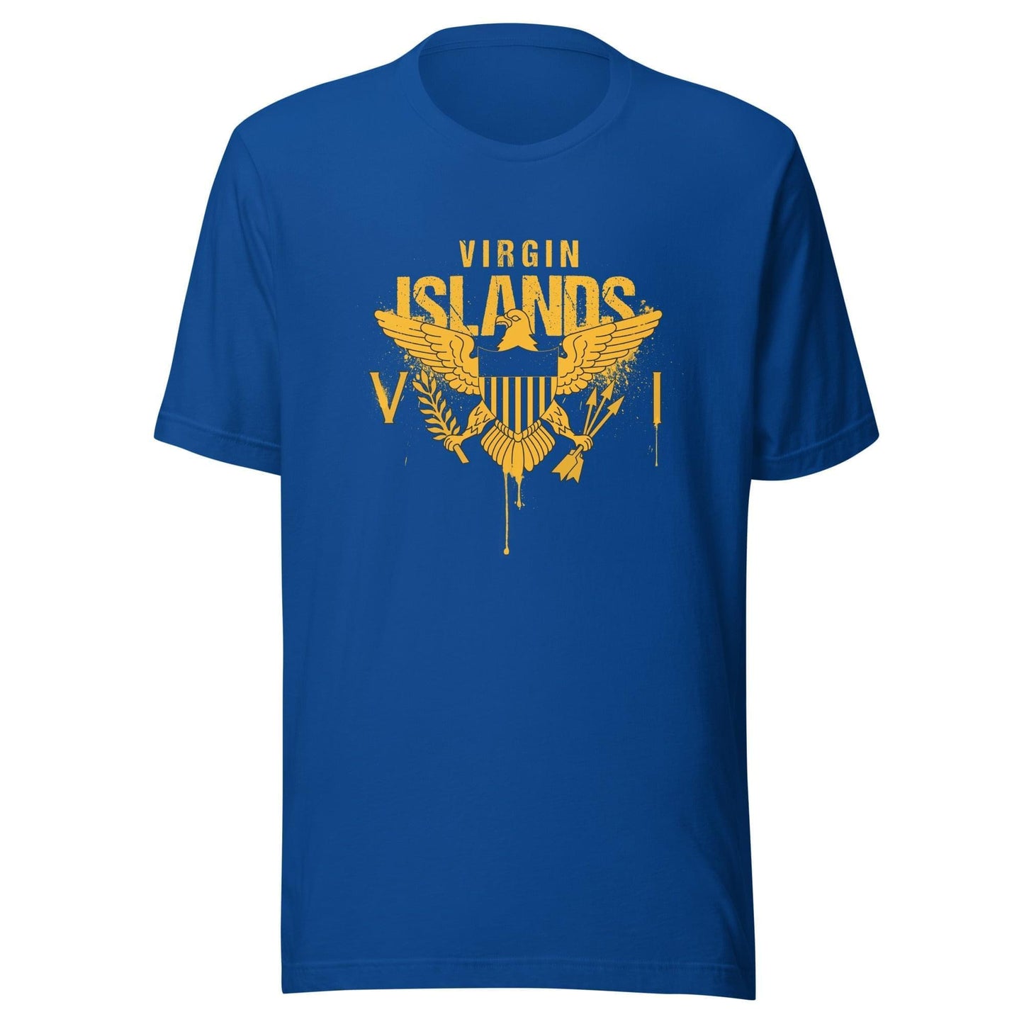 Gold Painted Vi Unisex Tee | Phade Fashion Virgin Islands