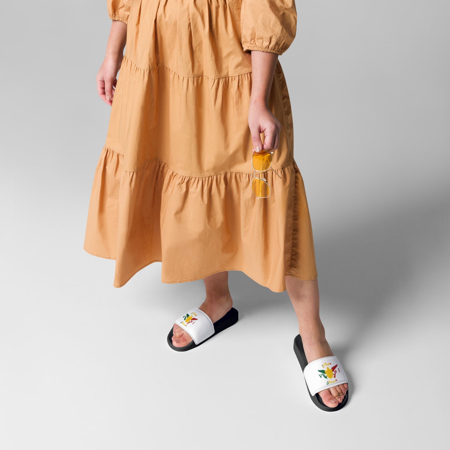 VI Ice Gold Women's Slides | Phade Fashion Virgin Islands