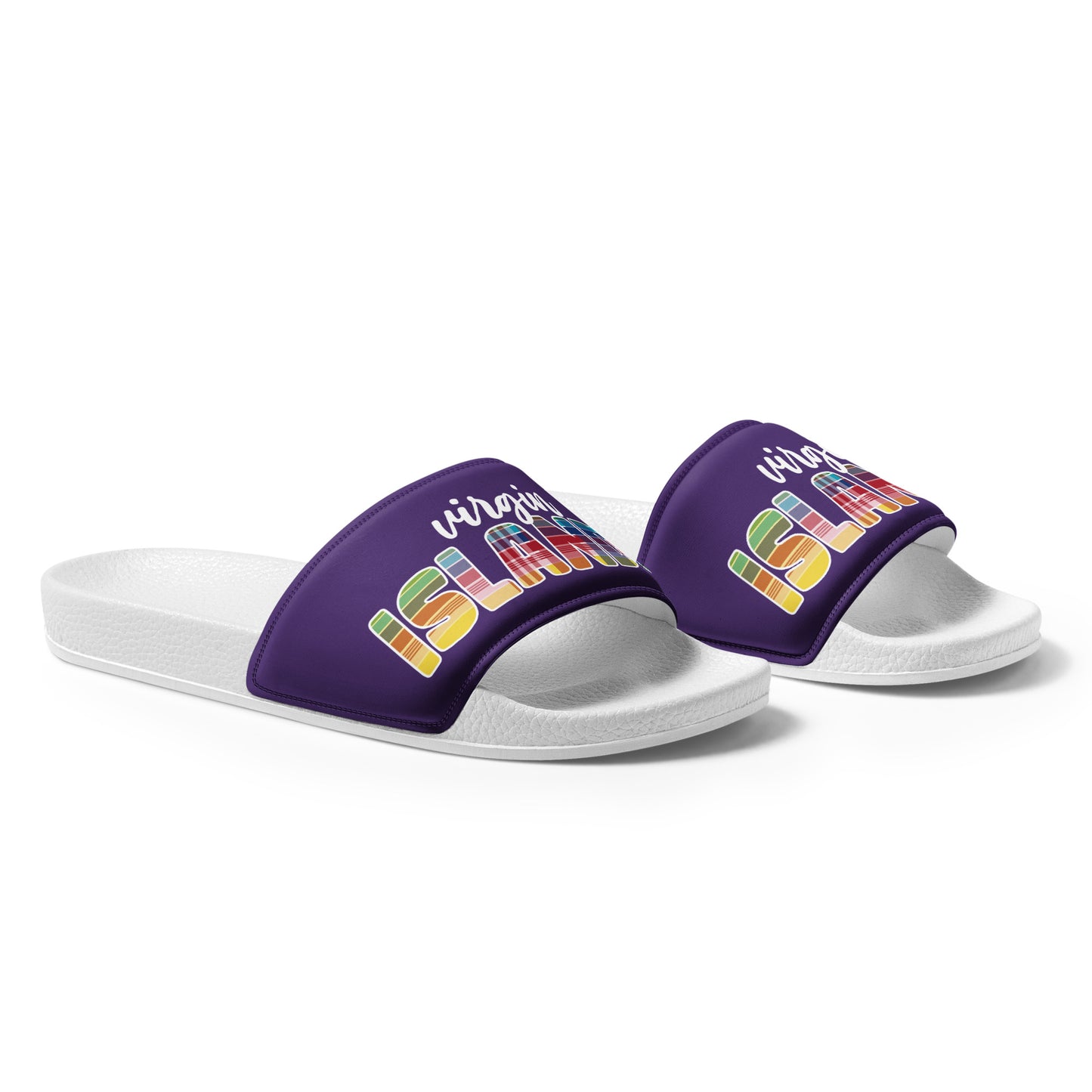 Grape Madras Women's Slides | Phade Fashion Virgin Islands