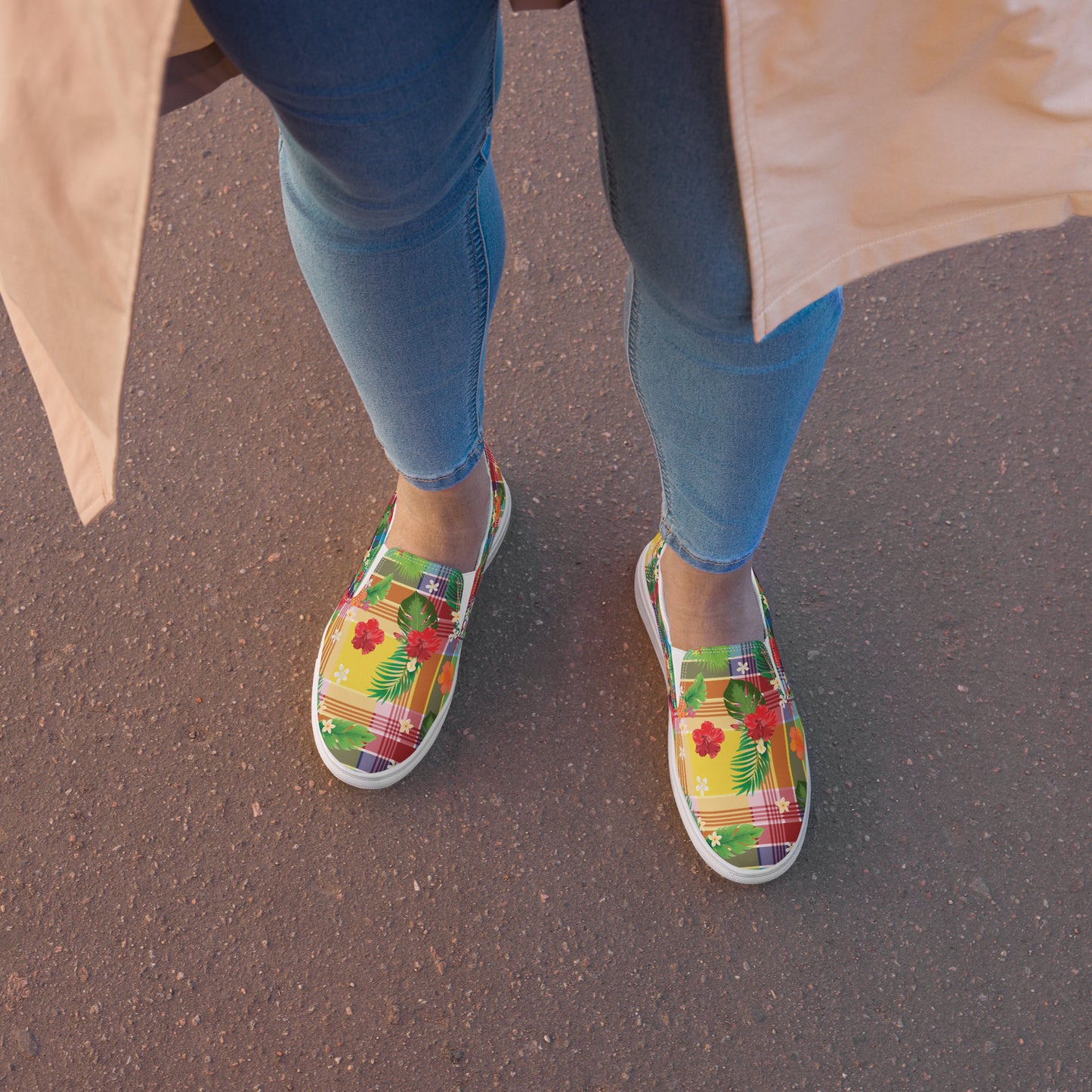 Madras Slip-On Canvas Shoes | Phade Fashion Virgin Islands