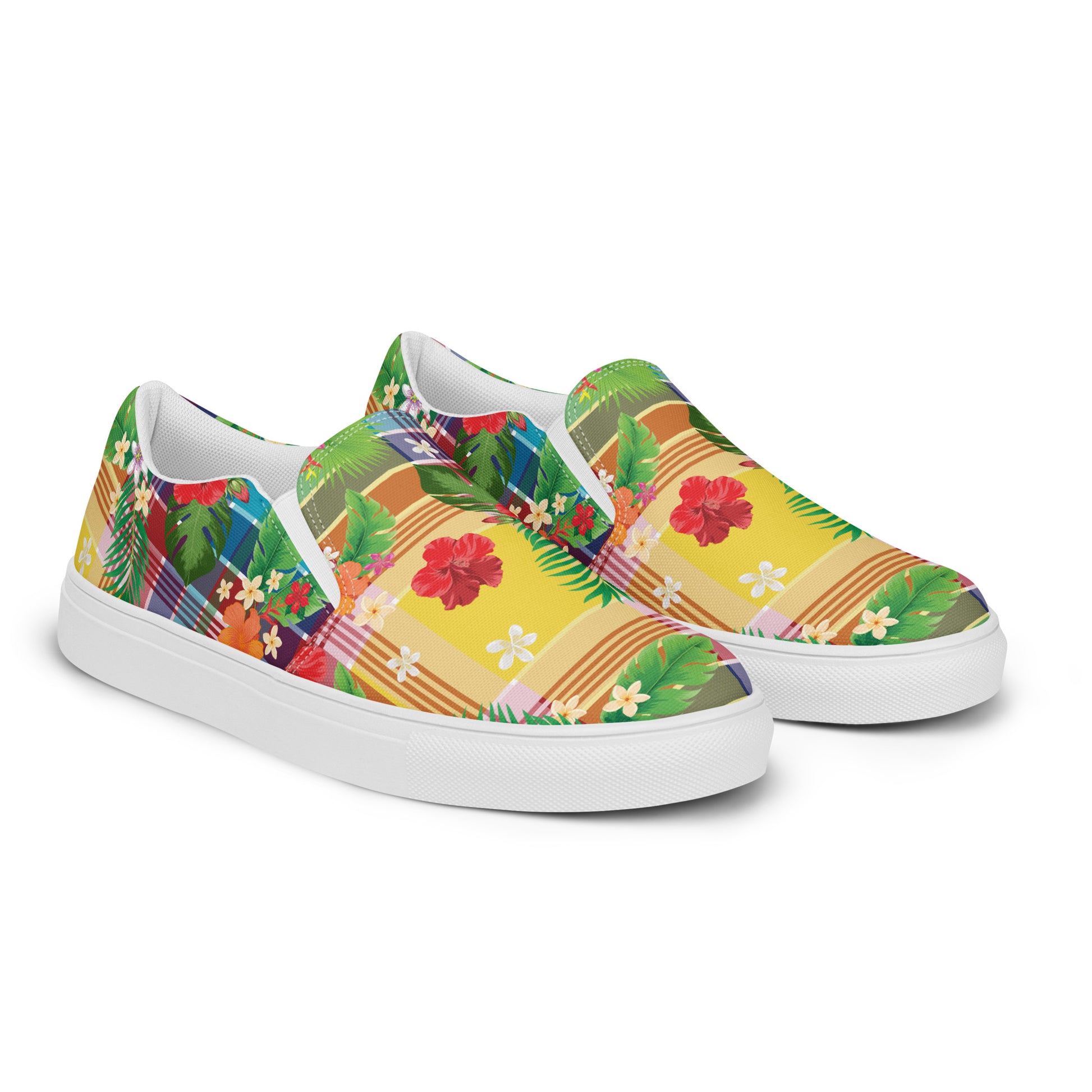 Madras Slip-On Canvas Shoes | Phade Fashion Virgin Islands