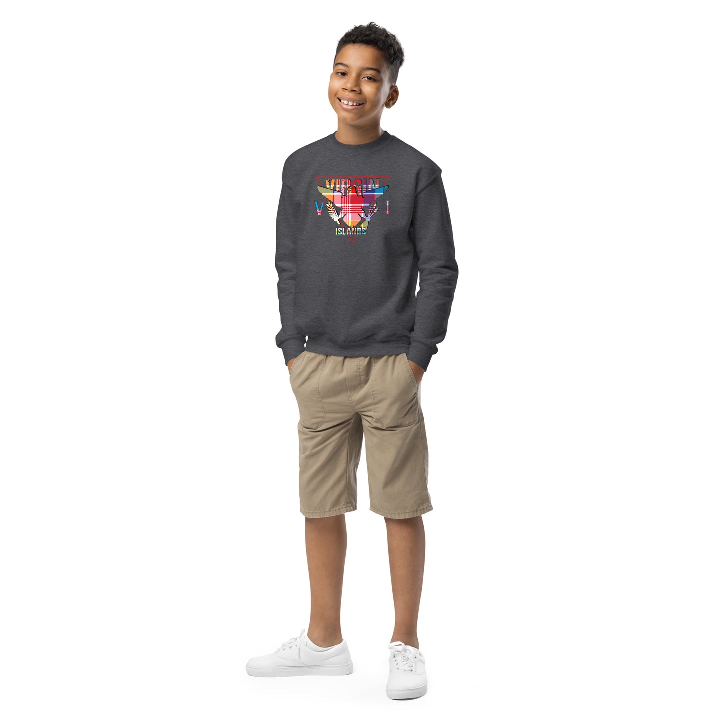 Youth hero crewneck sweatshirt