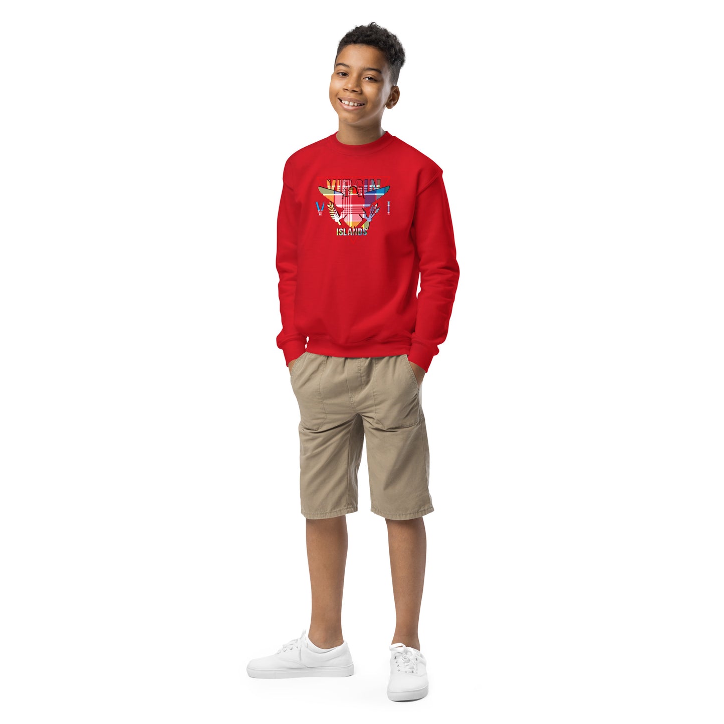 Youth hero crewneck sweatshirt