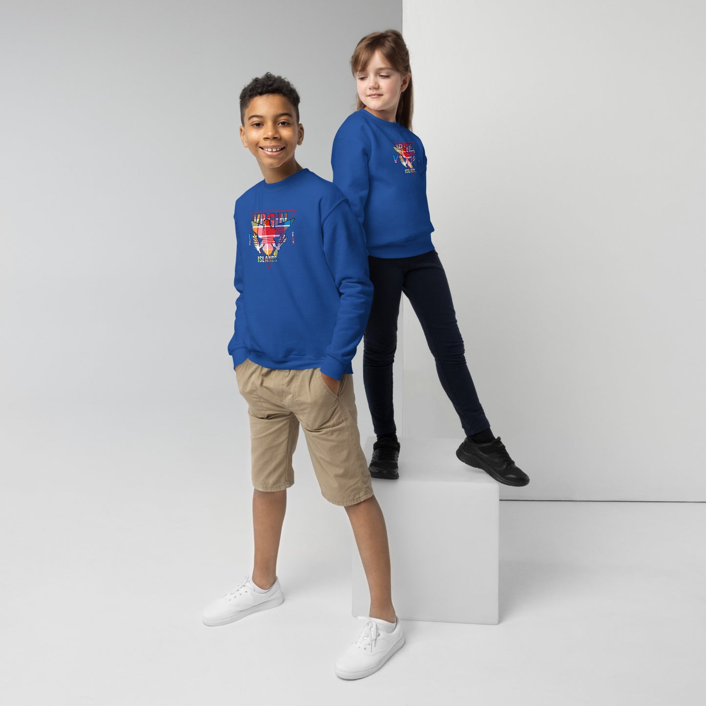 Youth hero crewneck sweatshirt