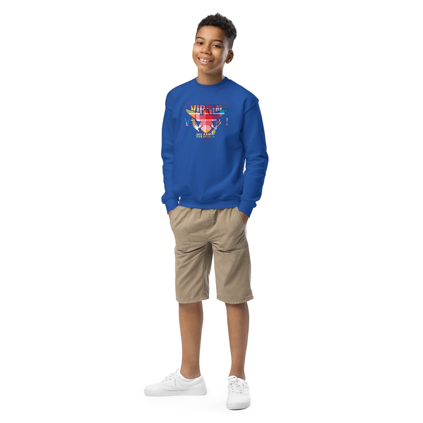 Youth hero crewneck sweatshirt