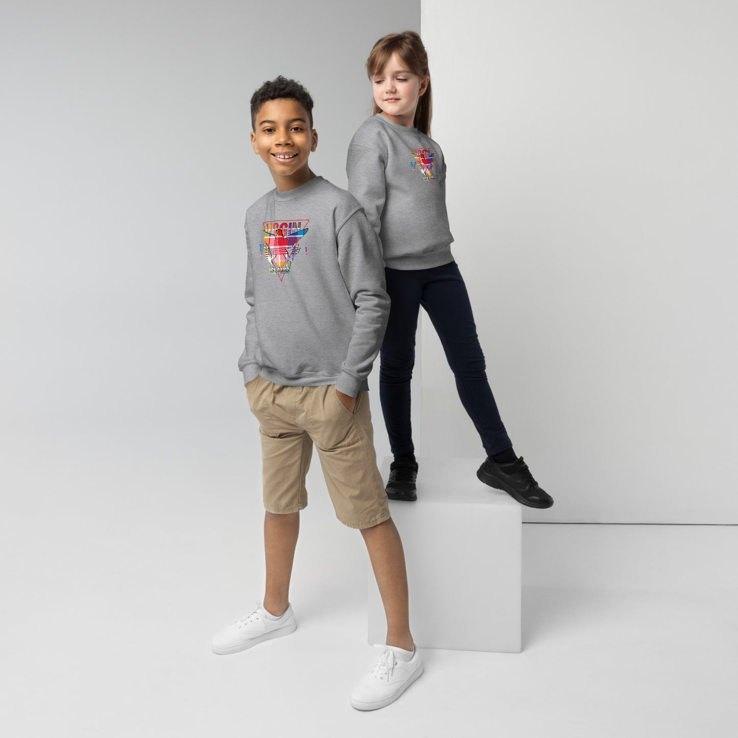 Youth hero crewneck sweatshirt