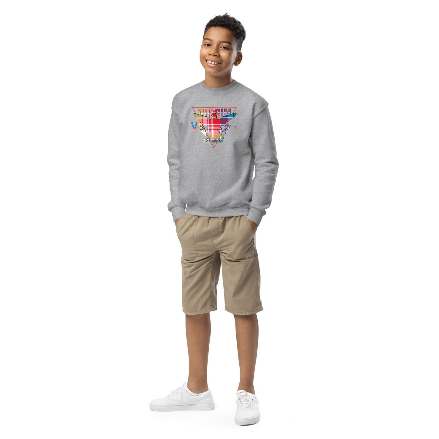 Youth hero crewneck sweatshirt