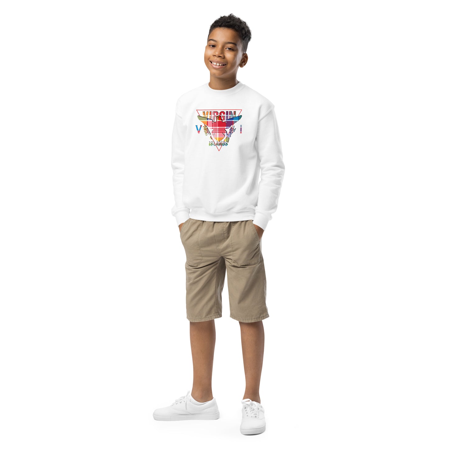 Youth hero crewneck sweatshirt