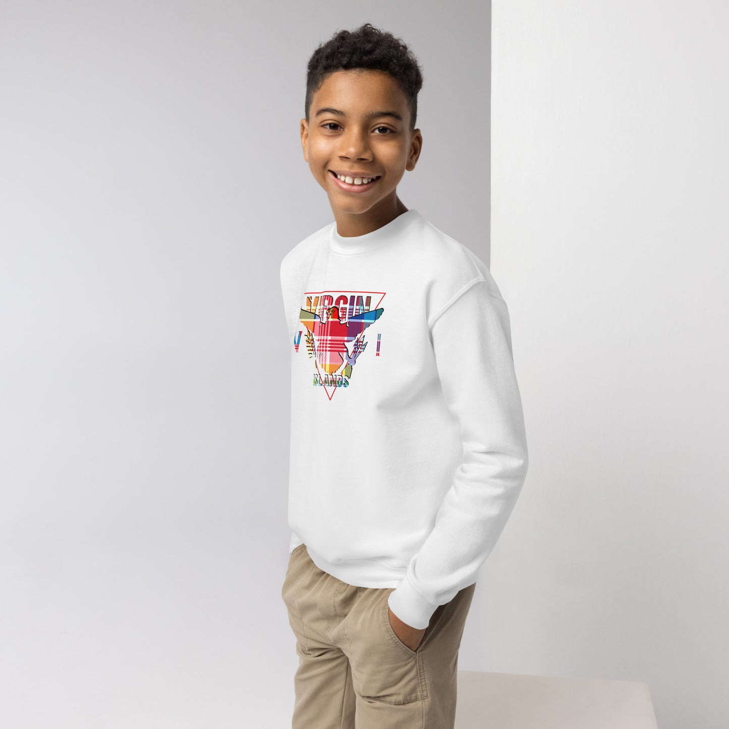 Youth hero crewneck sweatshirt