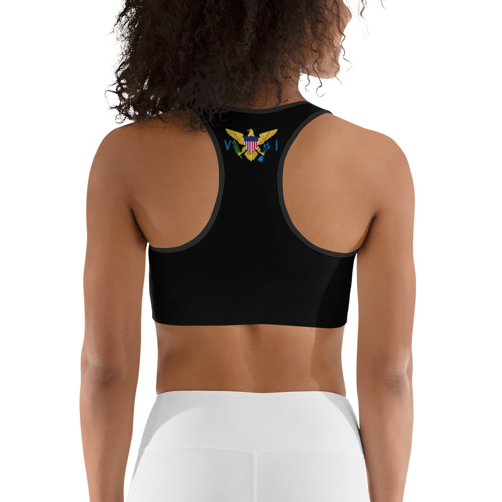 Vi Black Sports Bra | Phade Fashion Virgin Islands
