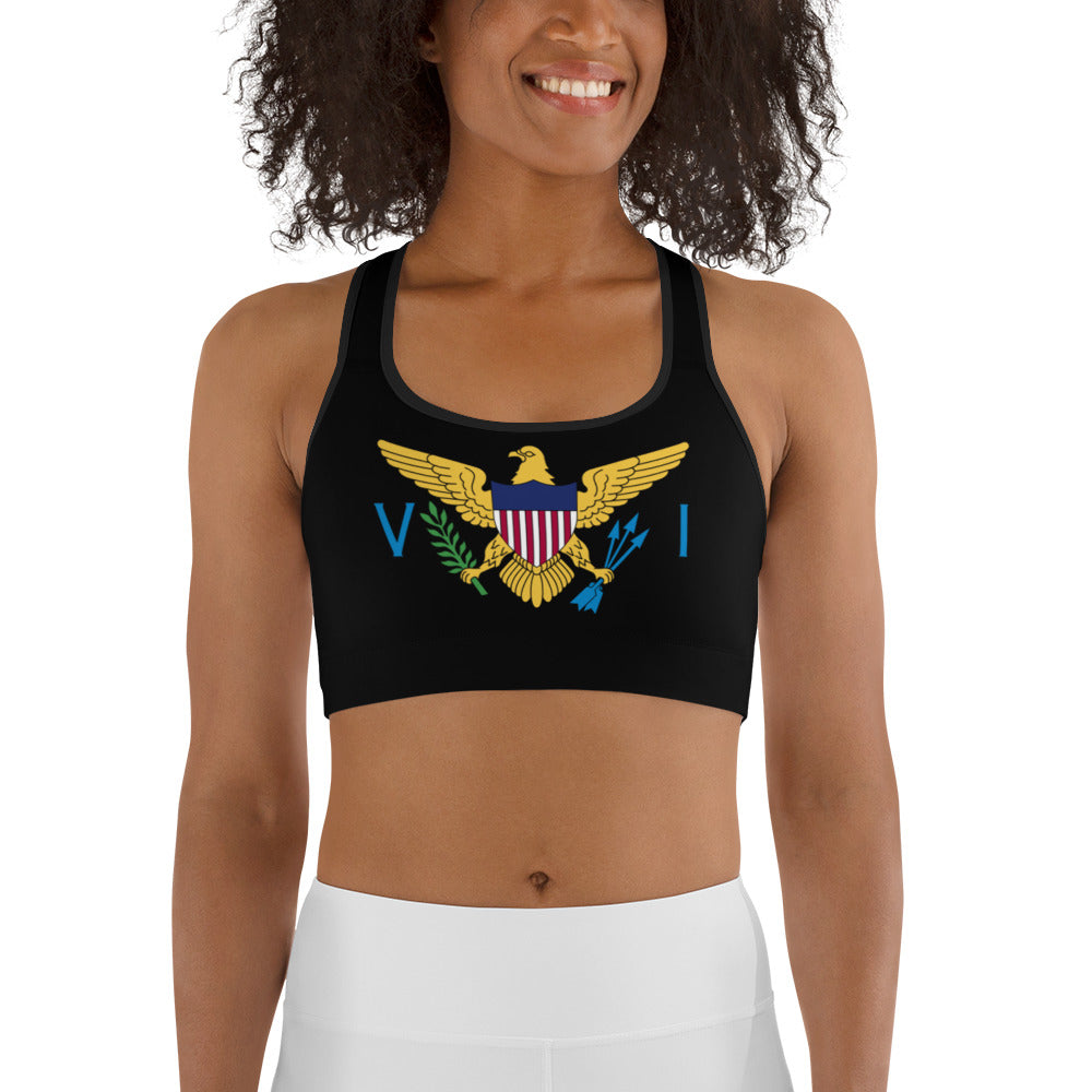 Vi Black Sports Bra | Phade Fashion Virgin Islands