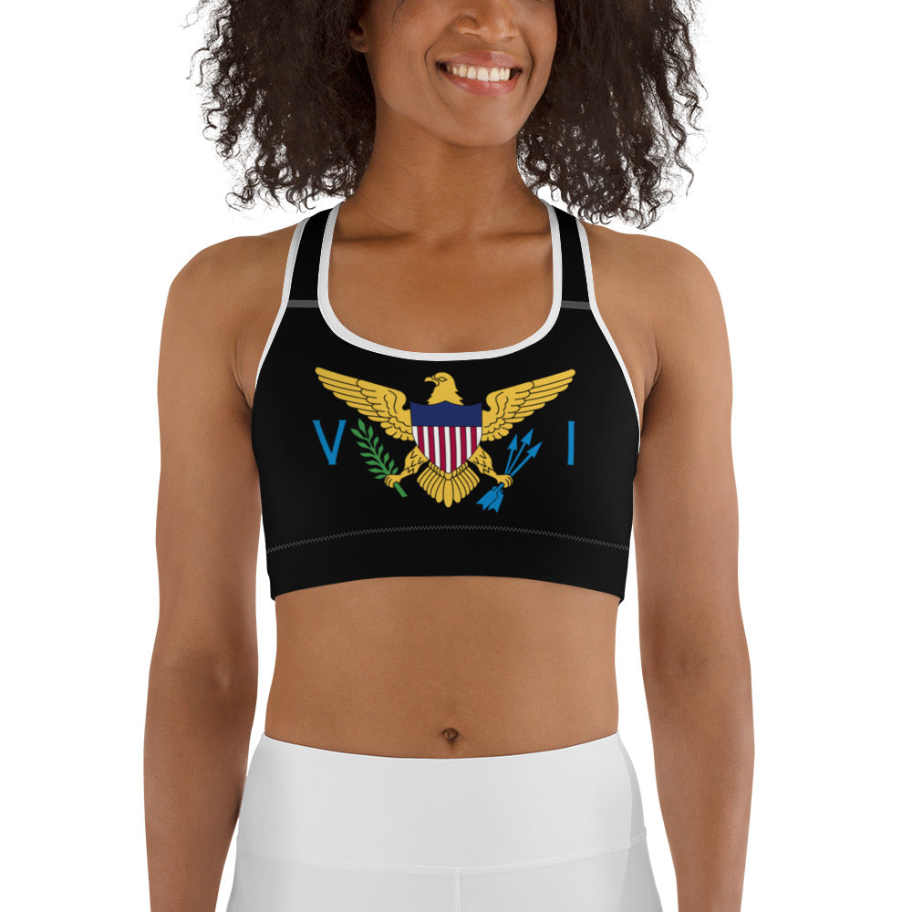 Vi Black Sports Bra | Phade Fashion Virgin Islands