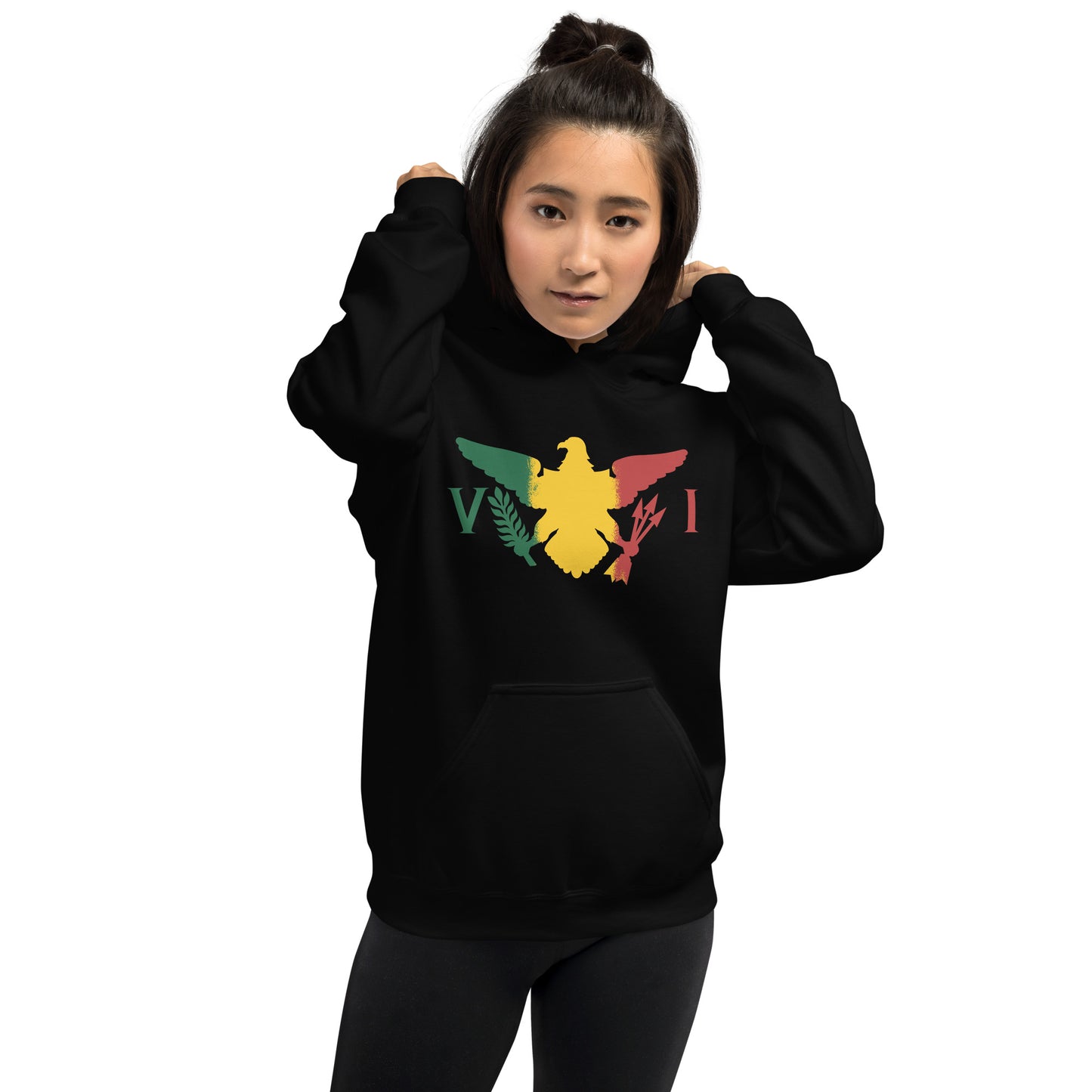 Vi Ice Gold Green Hoodie | Phade Fashion Virgin Islands
