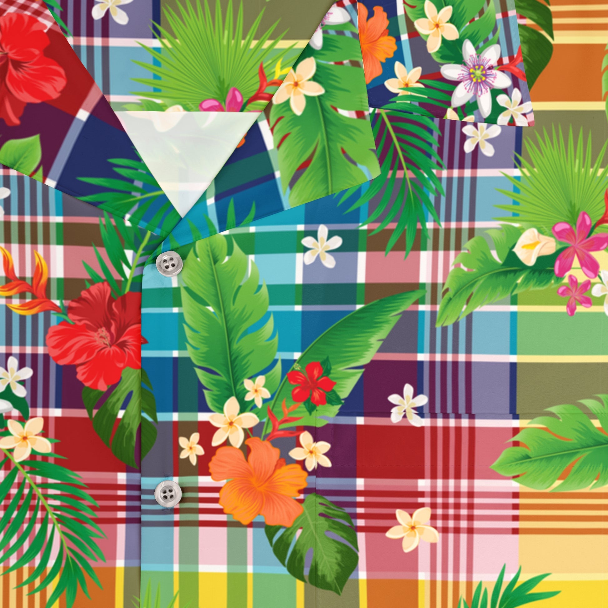 Men's Madras Button Shirt | Phade Fashion Virgin Islands
