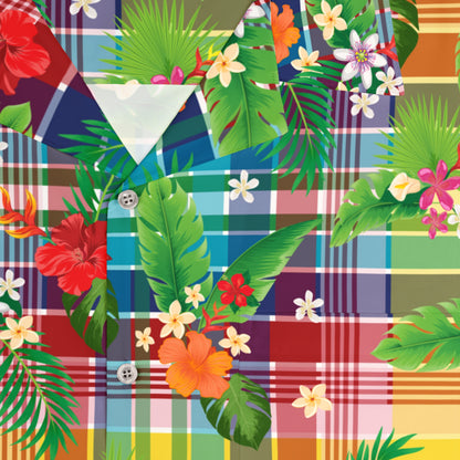 Men's Madras Button Shirt | Phade Fashion Virgin Islands