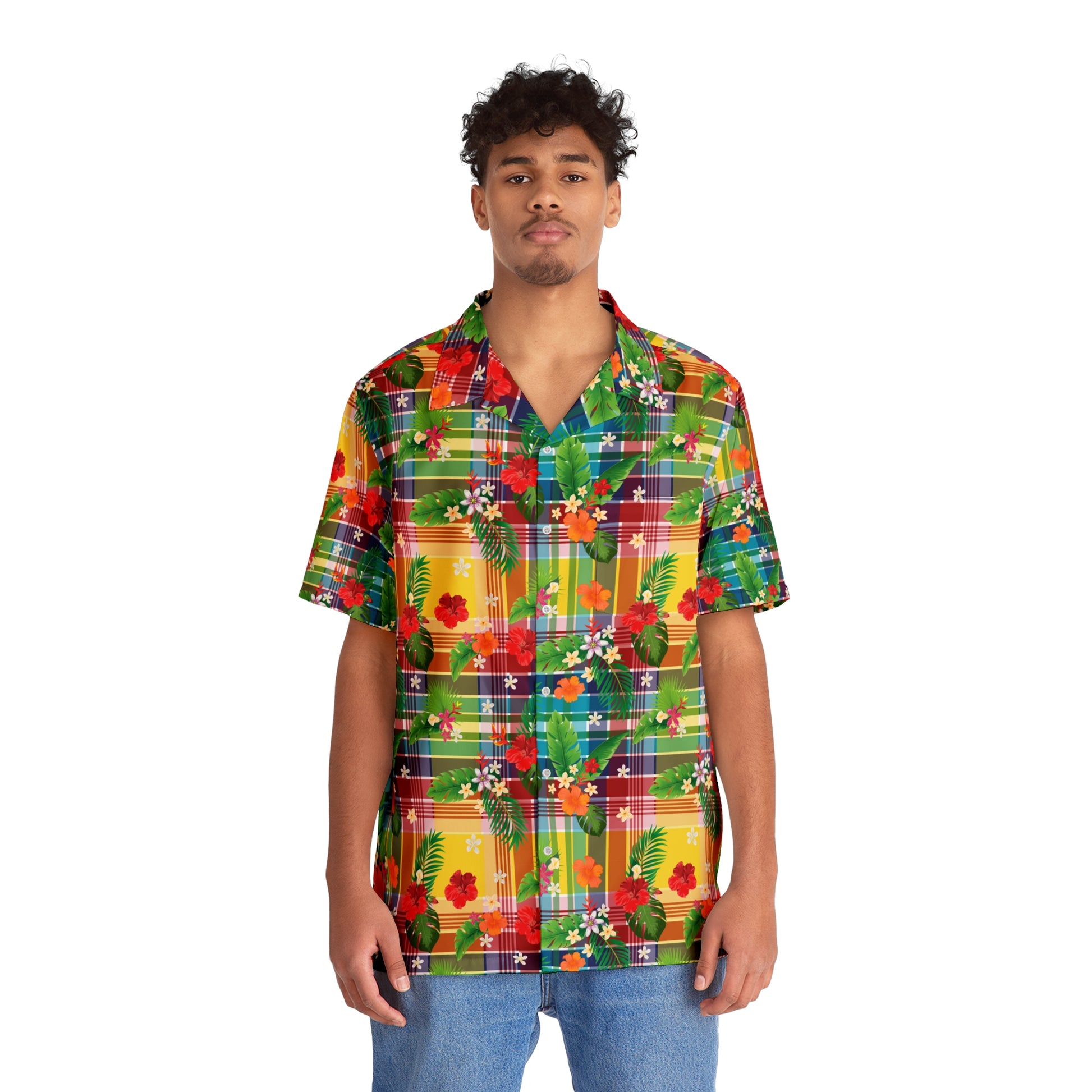 Men's Madras Button Shirt | Phade Fashion Virgin Islands