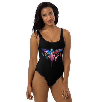 DRIPPING PAINT SWIMSUIT WOMEN