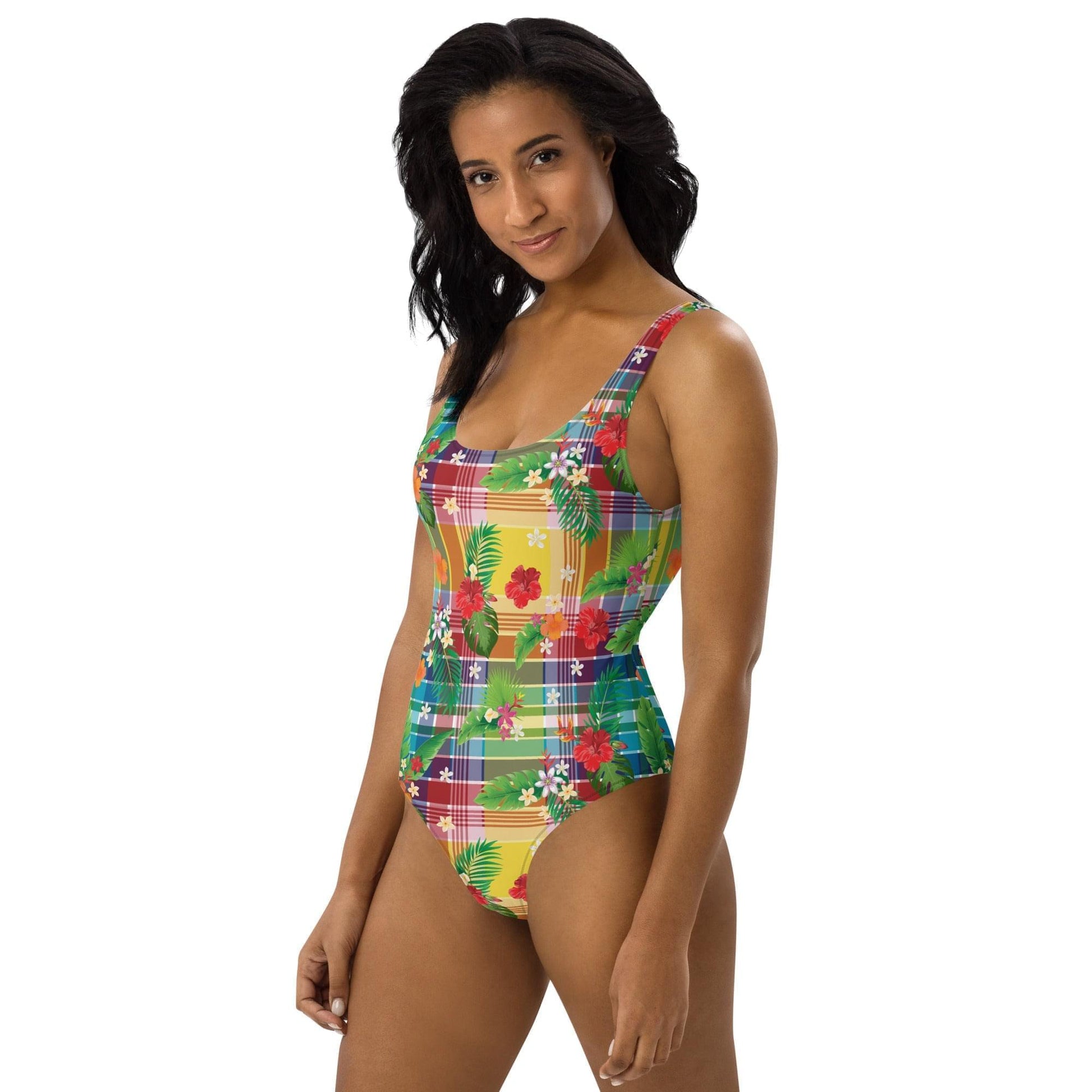 Floral Print One-Piece Swimsuit | Phade Fashion Virgin Islands