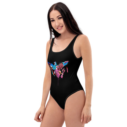 DRIPPING PAINT SWIMSUIT WOMEN