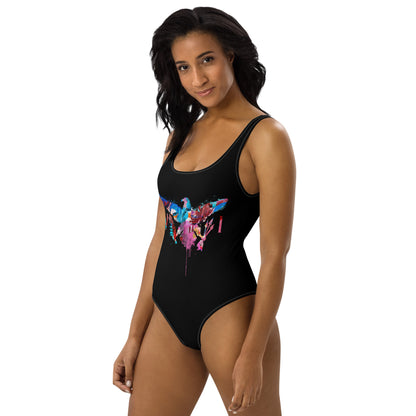 DRIPPING PAINT SWIMSUIT WOMEN