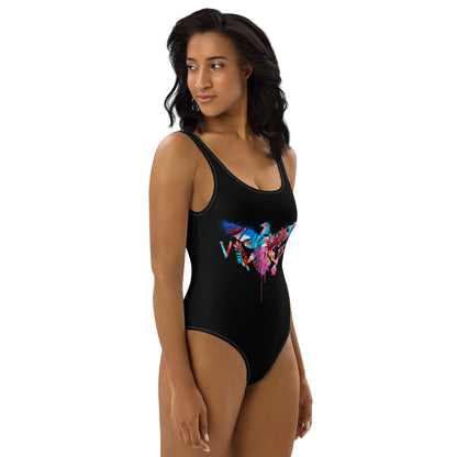 DRIPPING PAINT SWIMSUIT WOMEN